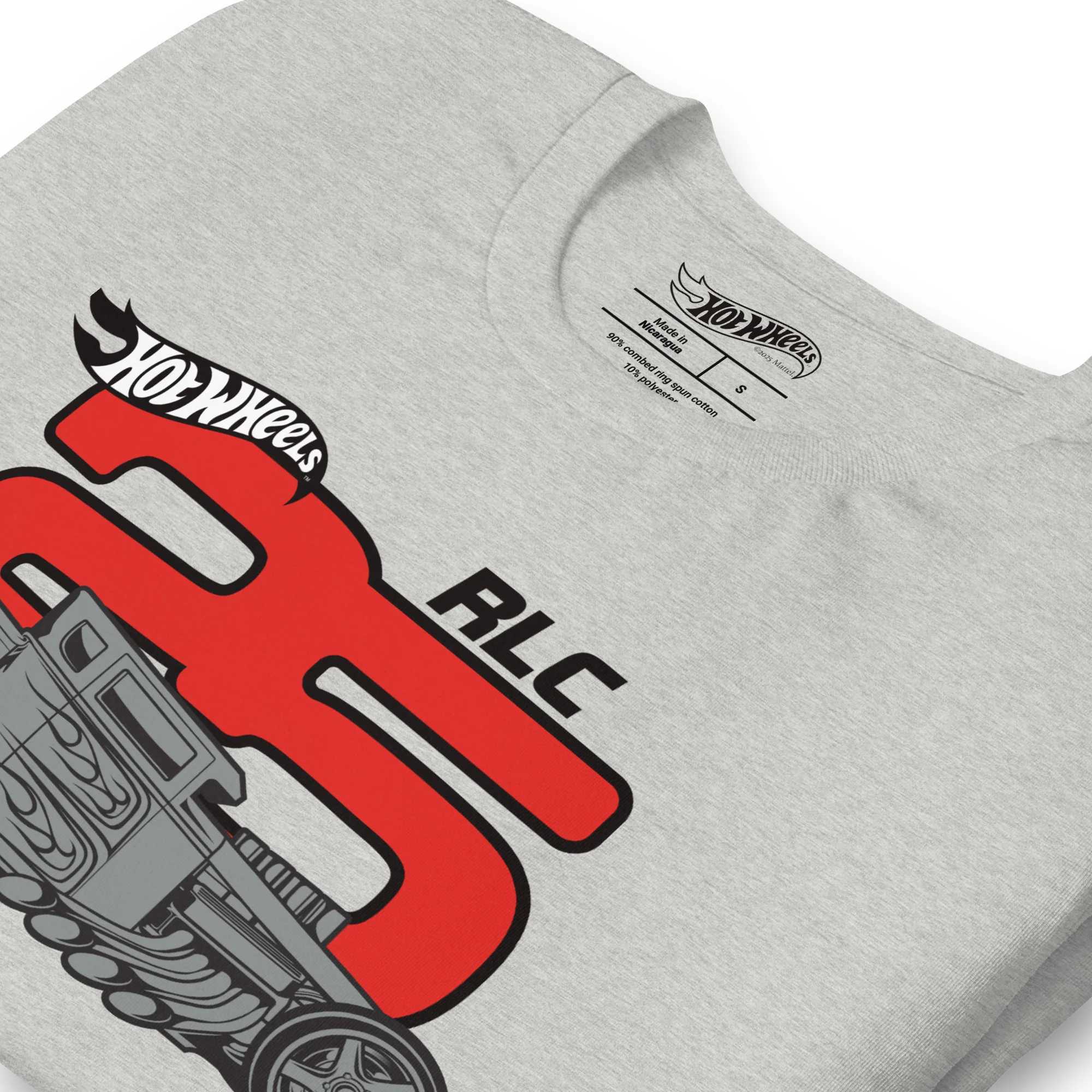 Mattel Creations Hot Wheels 2025 RLC Membership Grey T-Shirt