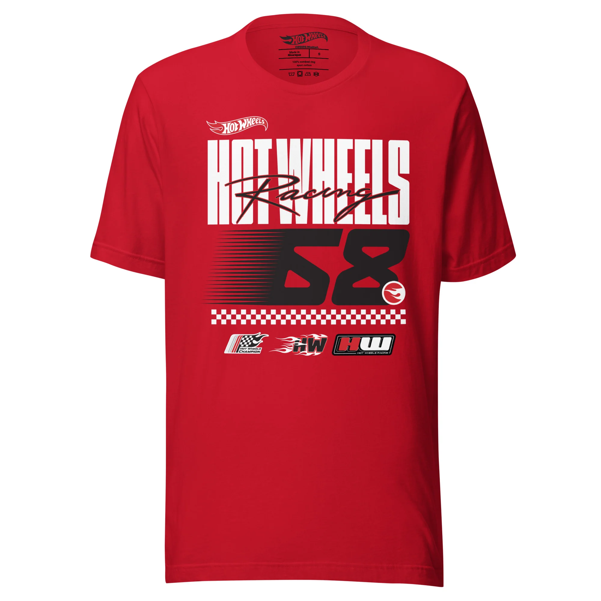 Mattel Creations Hot Wheels Racing Red T-Shirt