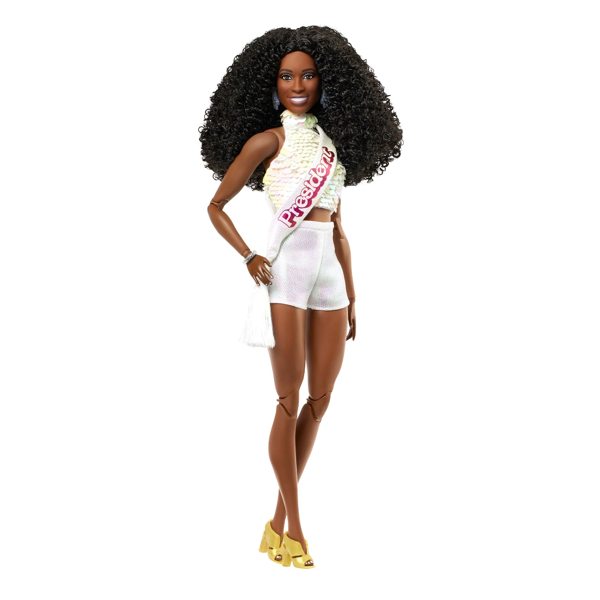Mattel Creations Barbie The Movie Disco President Barbie Doll