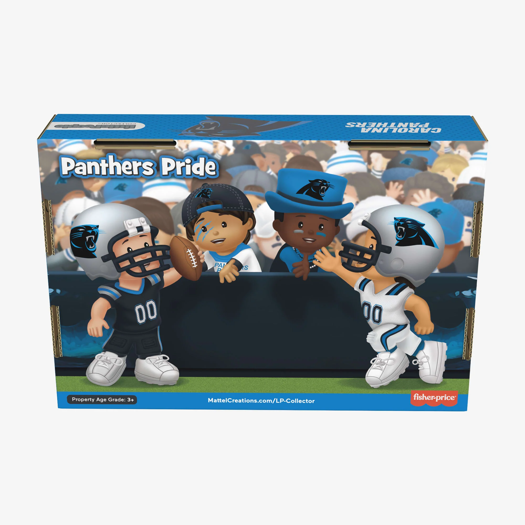 Mattel Creations Little People Collector x NFL Carolina Panthers Set