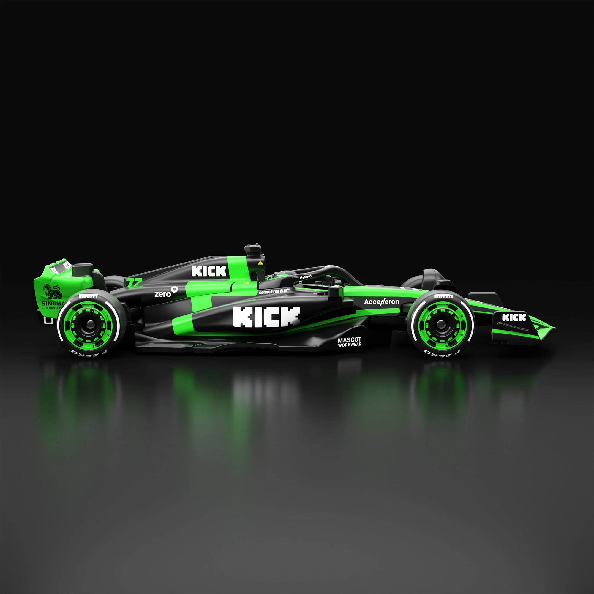 Mattel Creations Hot Wheels F1 Series: Stake F1 Team KICK Sauber C44 Car #77