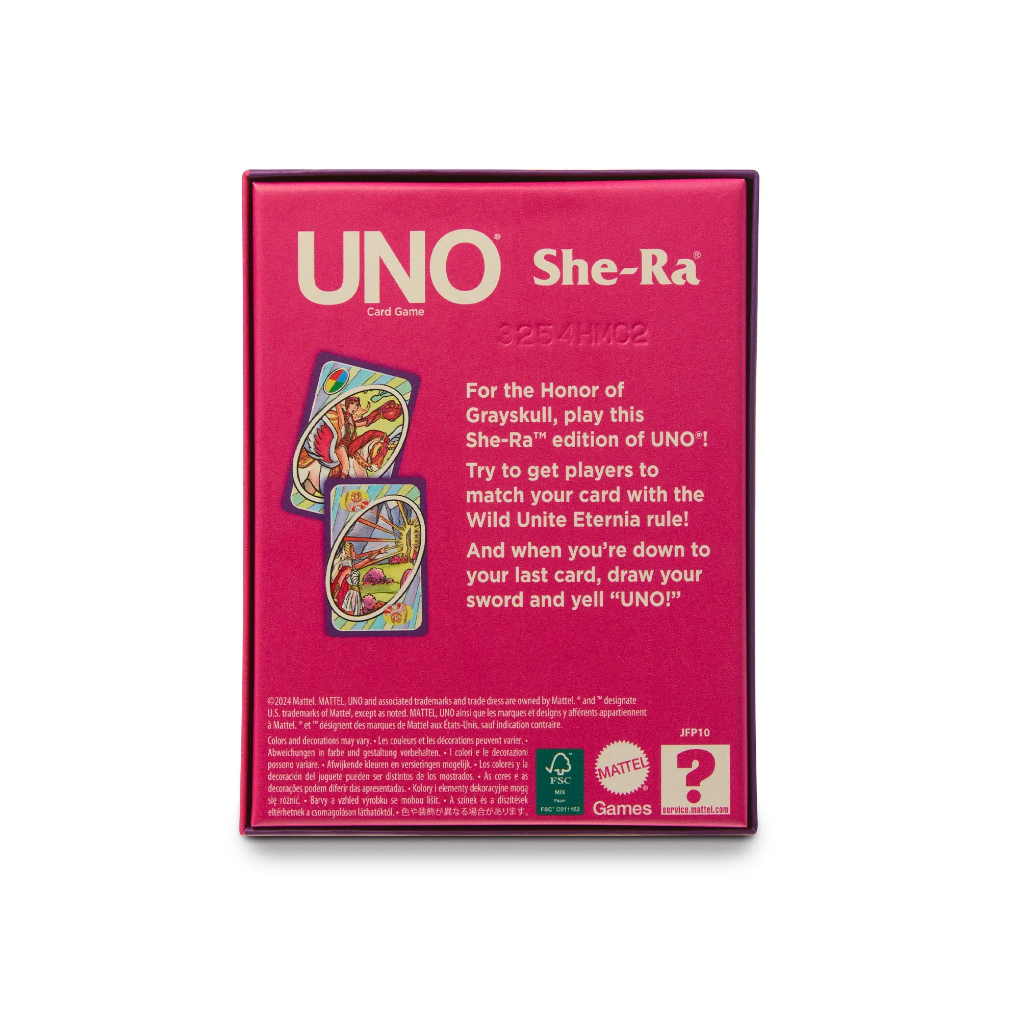 Mattel Creations UNO Fandom She-Ra: Princess of Power Deck