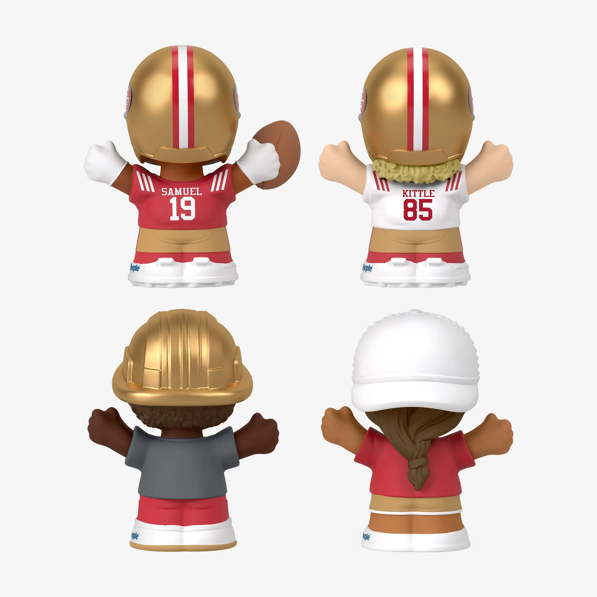 Mattel Creations Little People Collector x NFL San Francisco 49ers Set