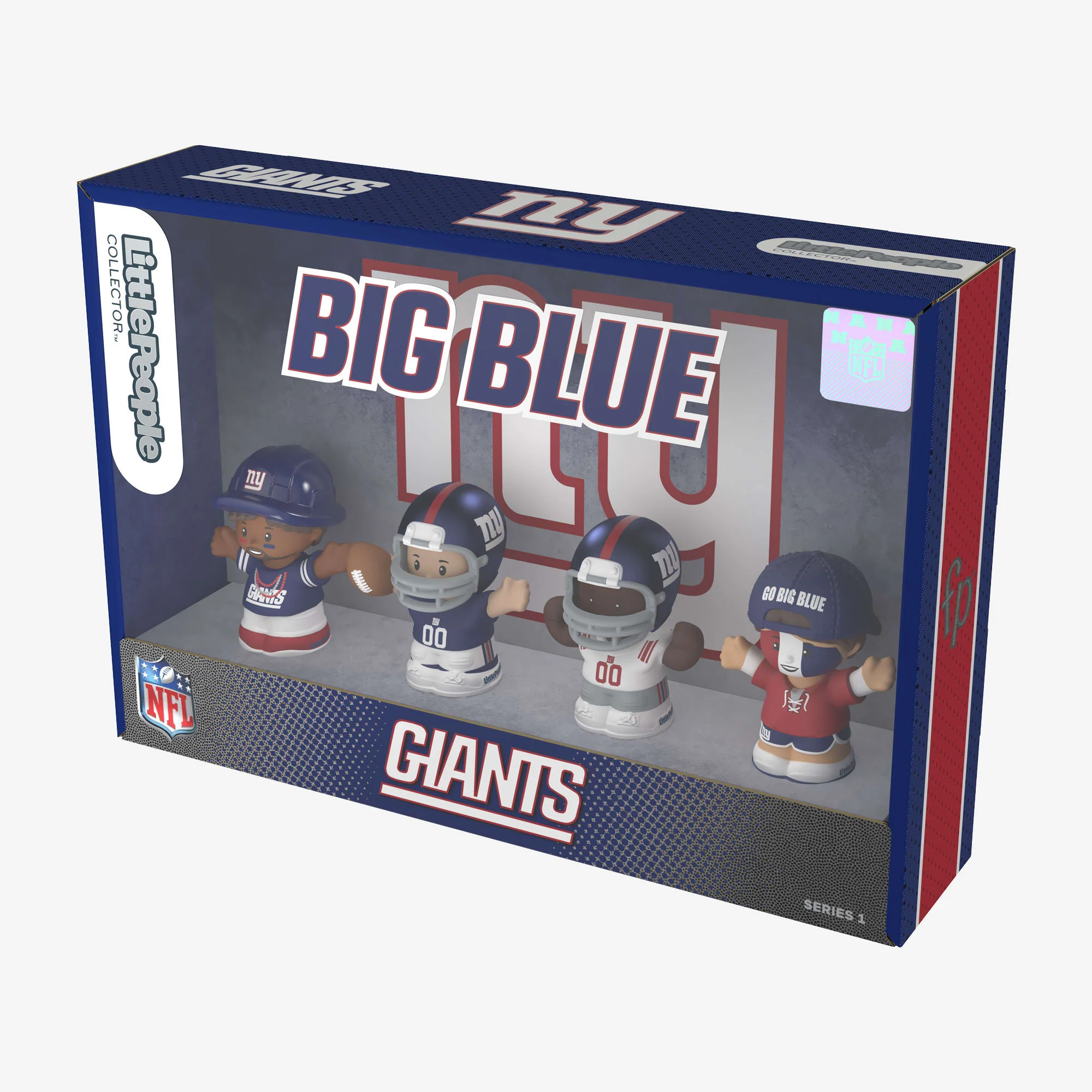 Mattel Creations Little People Collector x NFL New York Giants Set