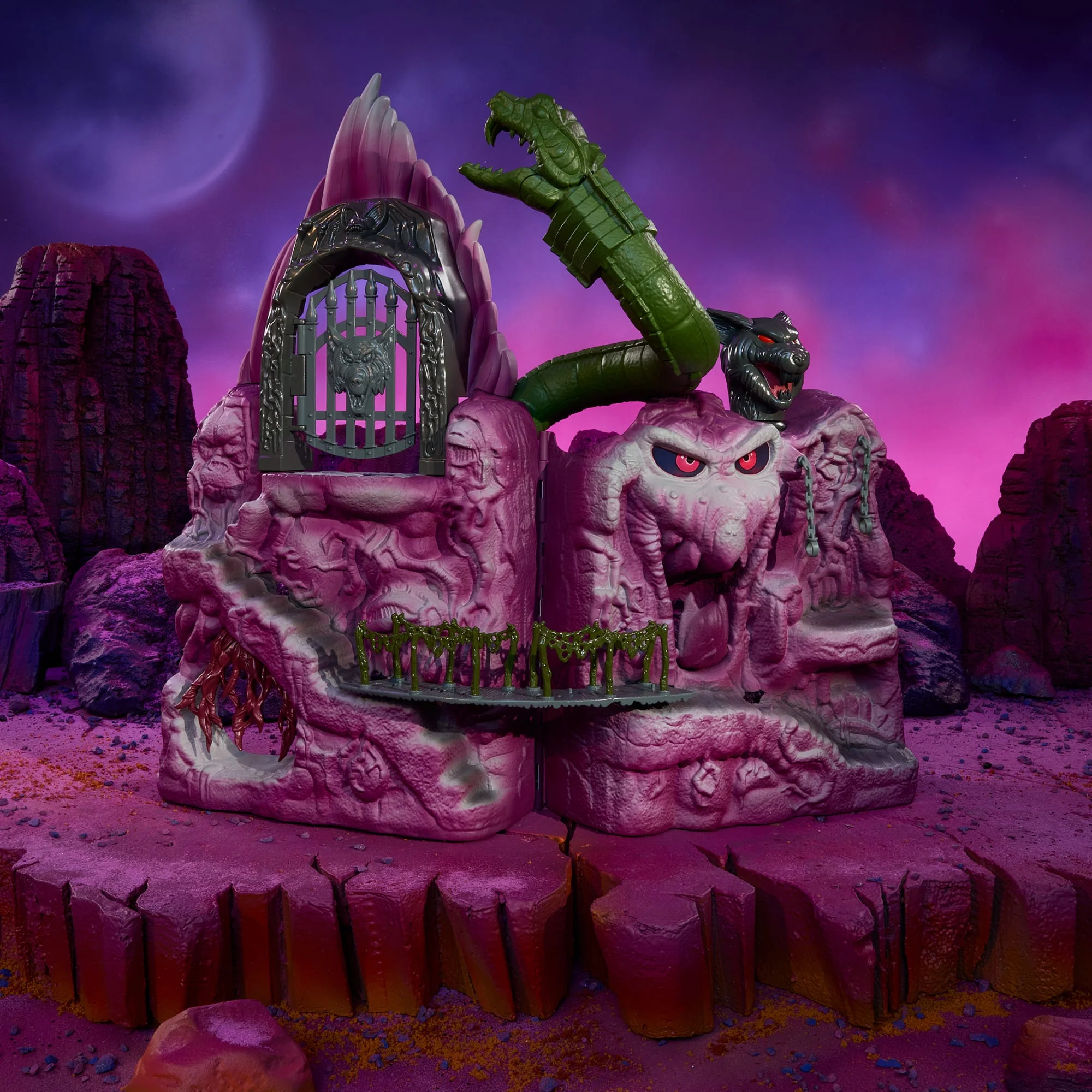 Mattel Creations Masters of the Universe Origins Snake Mountain Playset
