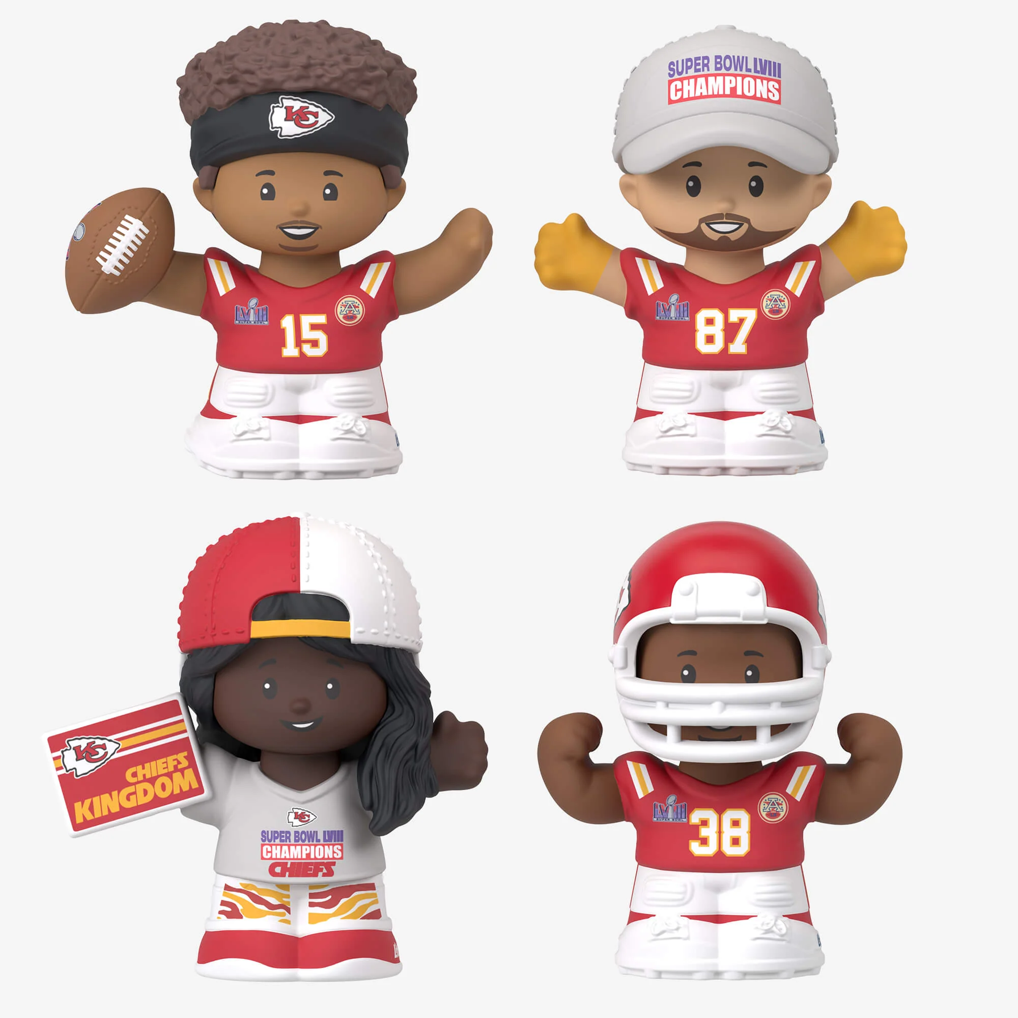 Mattel Creations Little People Collector Super Bowl LVIII Champions Set