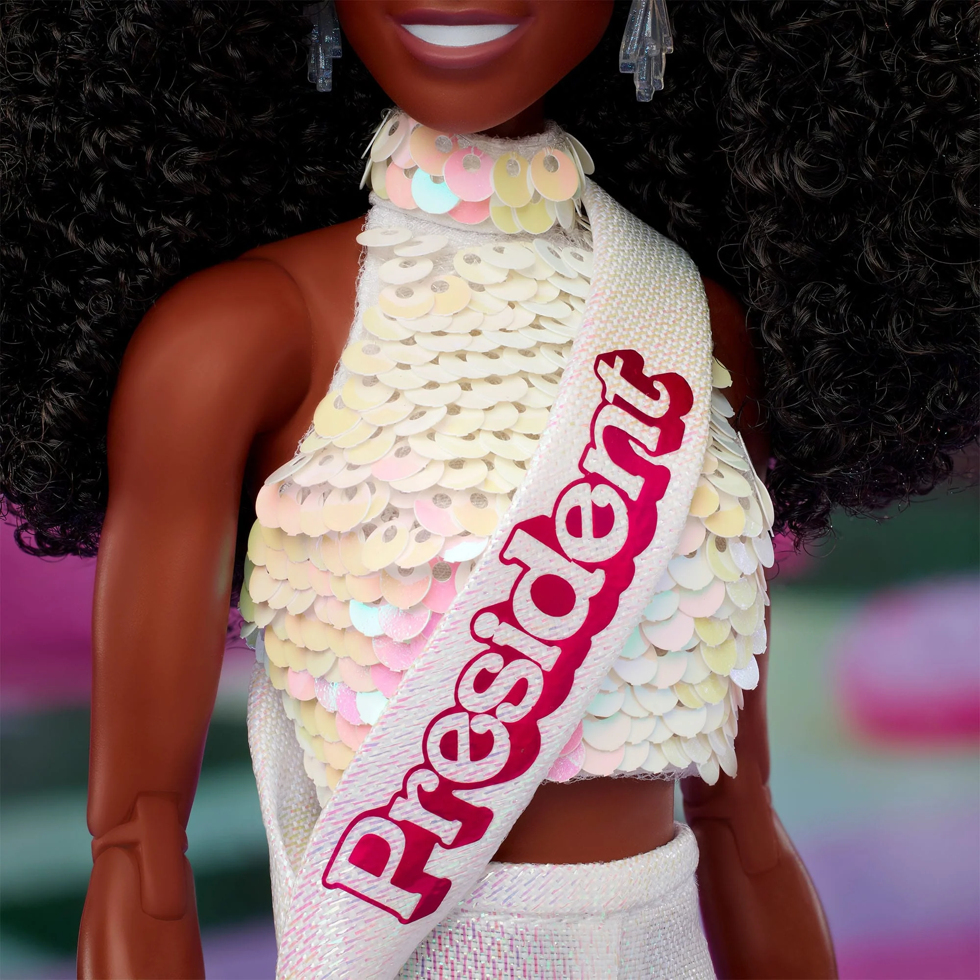 Mattel Creations Barbie The Movie Disco President Barbie Doll