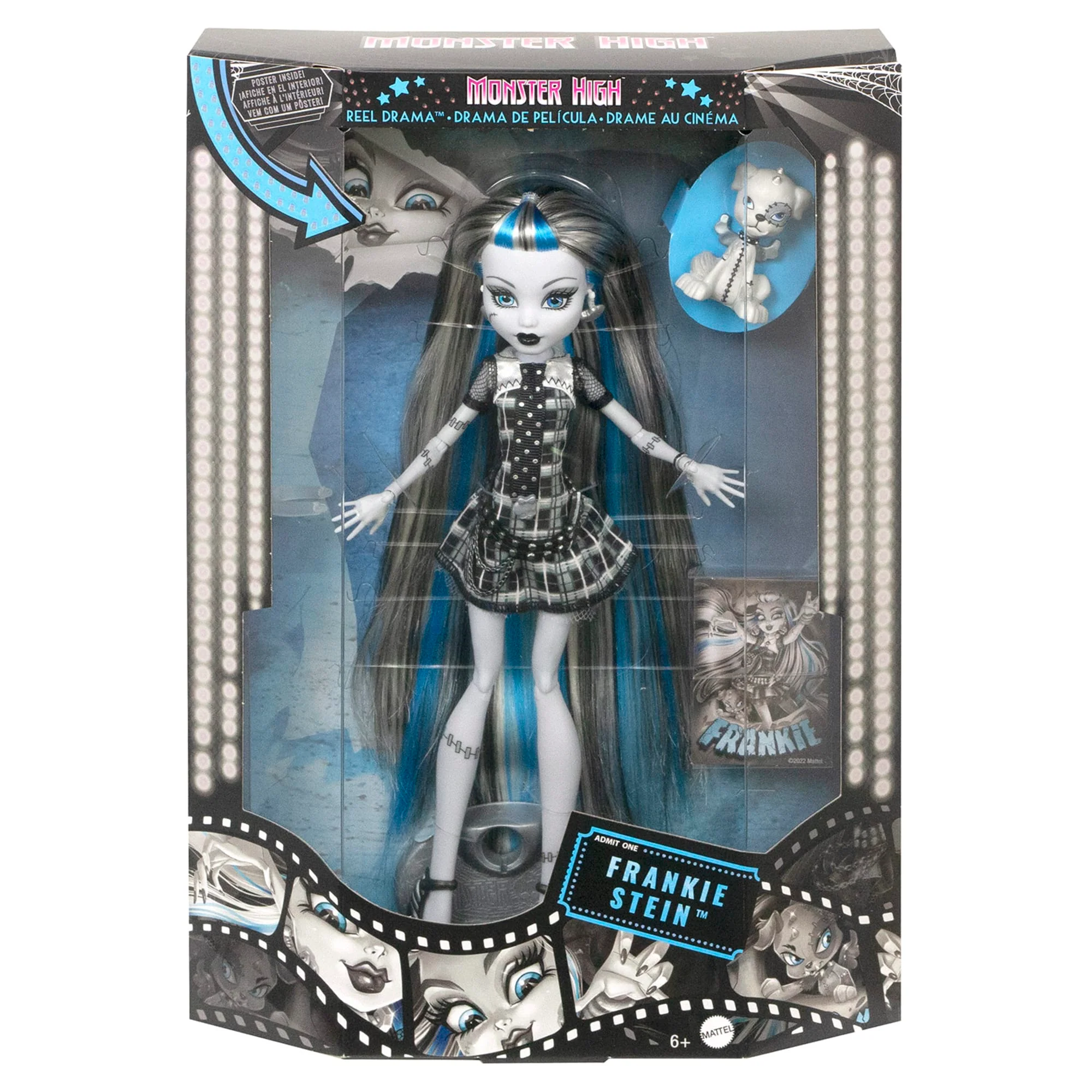 Mattel Creations Monster High Reel Drama Frankie Stein Doll