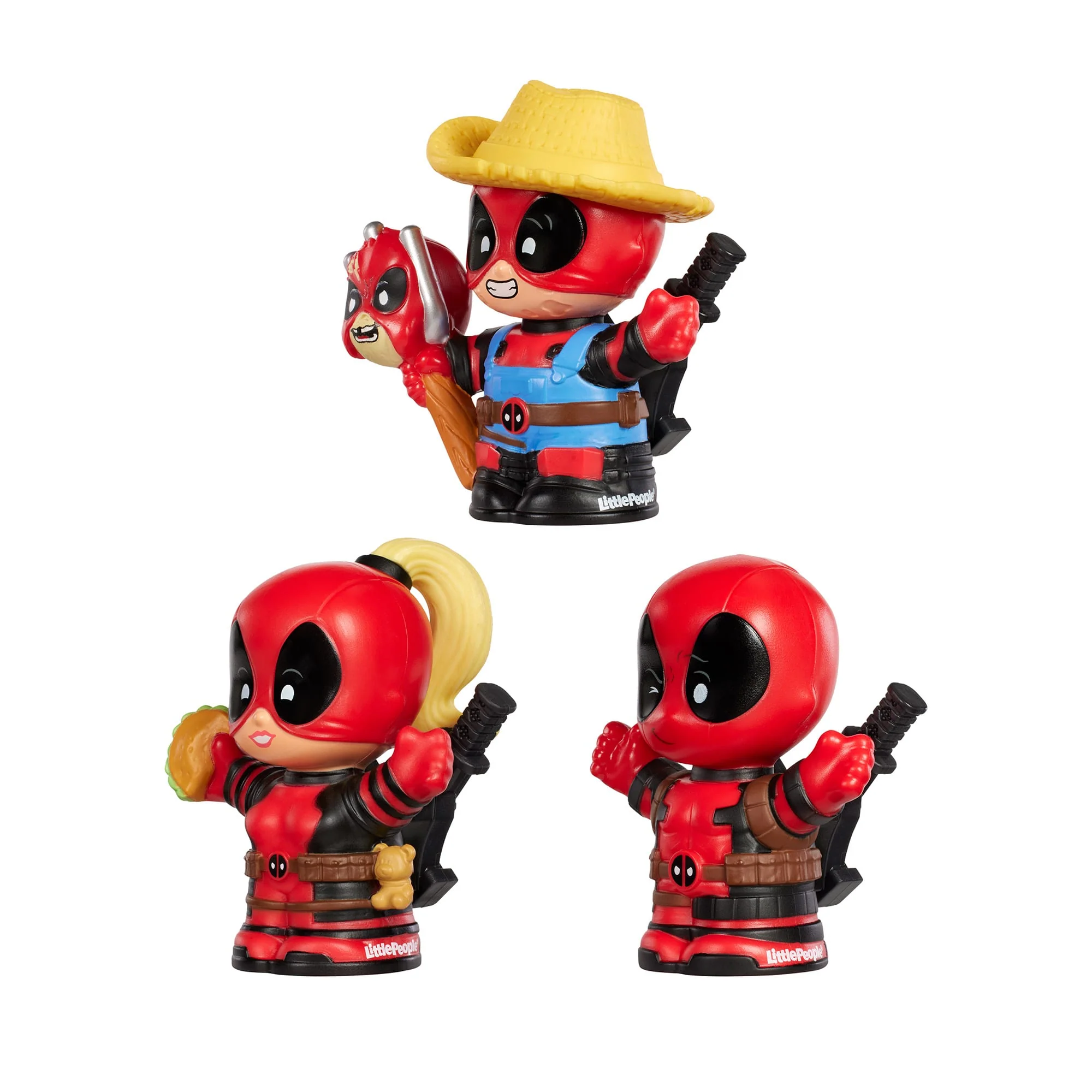 Mattel Creations Little People Collector Deadpool Set