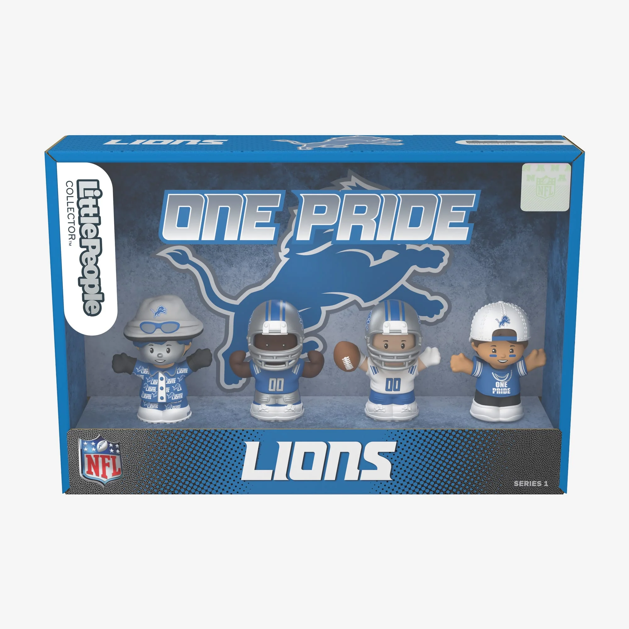 Mattel Creations Little People Collector x NFL Detroit Lions Set
