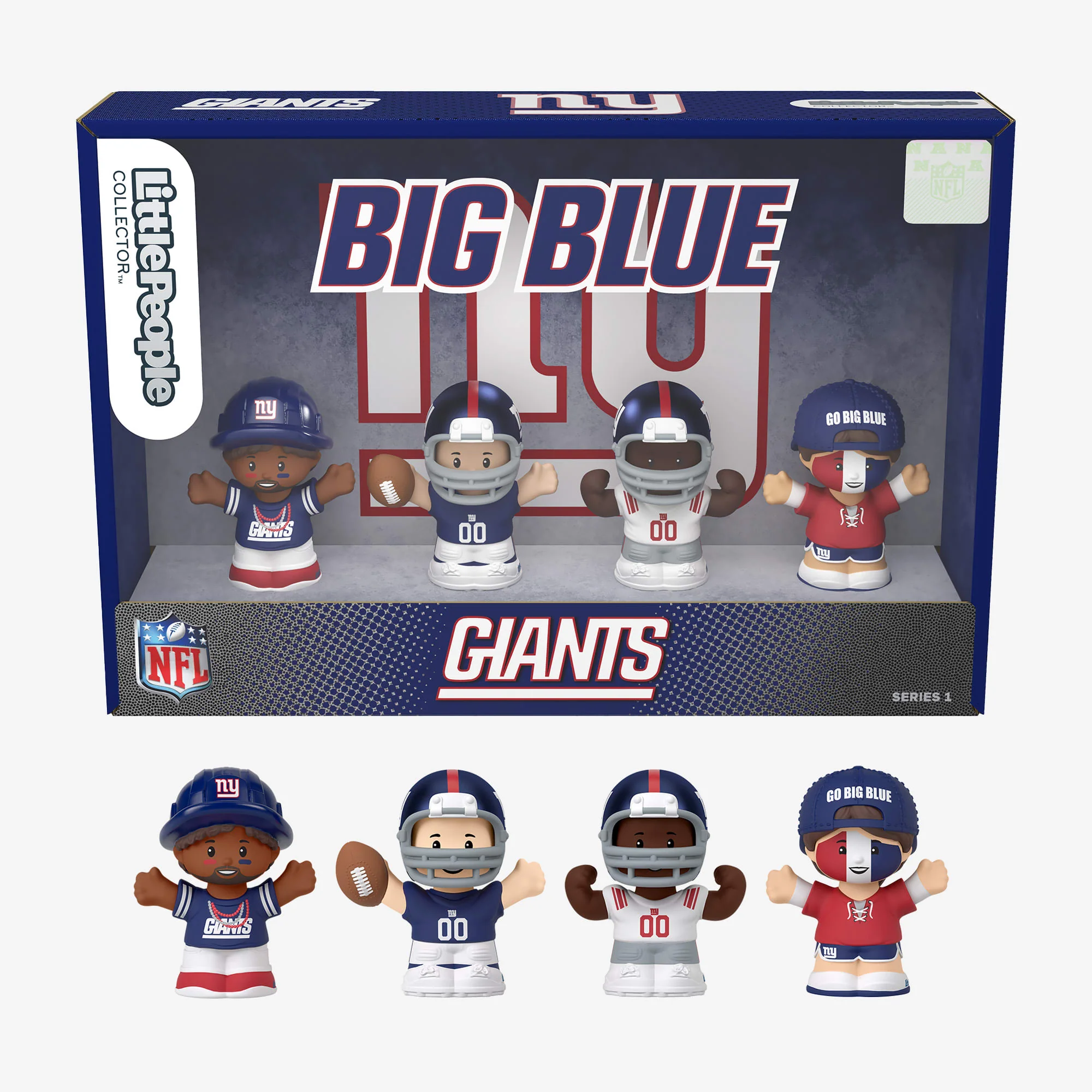 Mattel Creations Little People Collector x NFL New York Giants Set