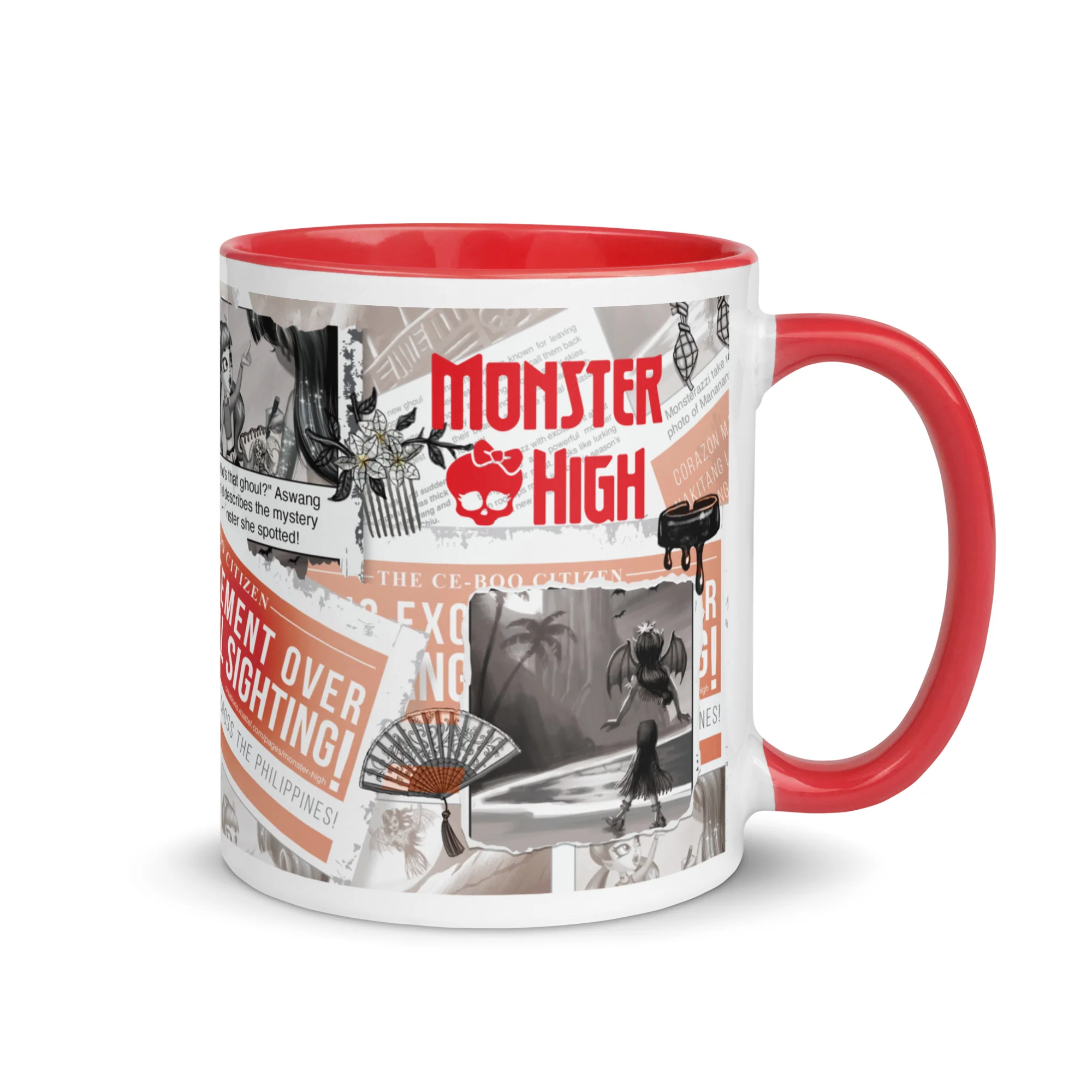 Mattel Creations Monster High Corazon Marikit White Mug