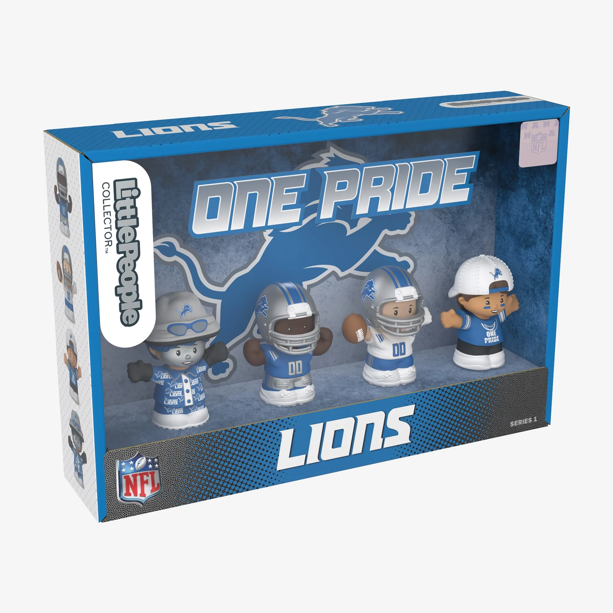 Mattel Creations Little People Collector x NFL Detroit Lions Set