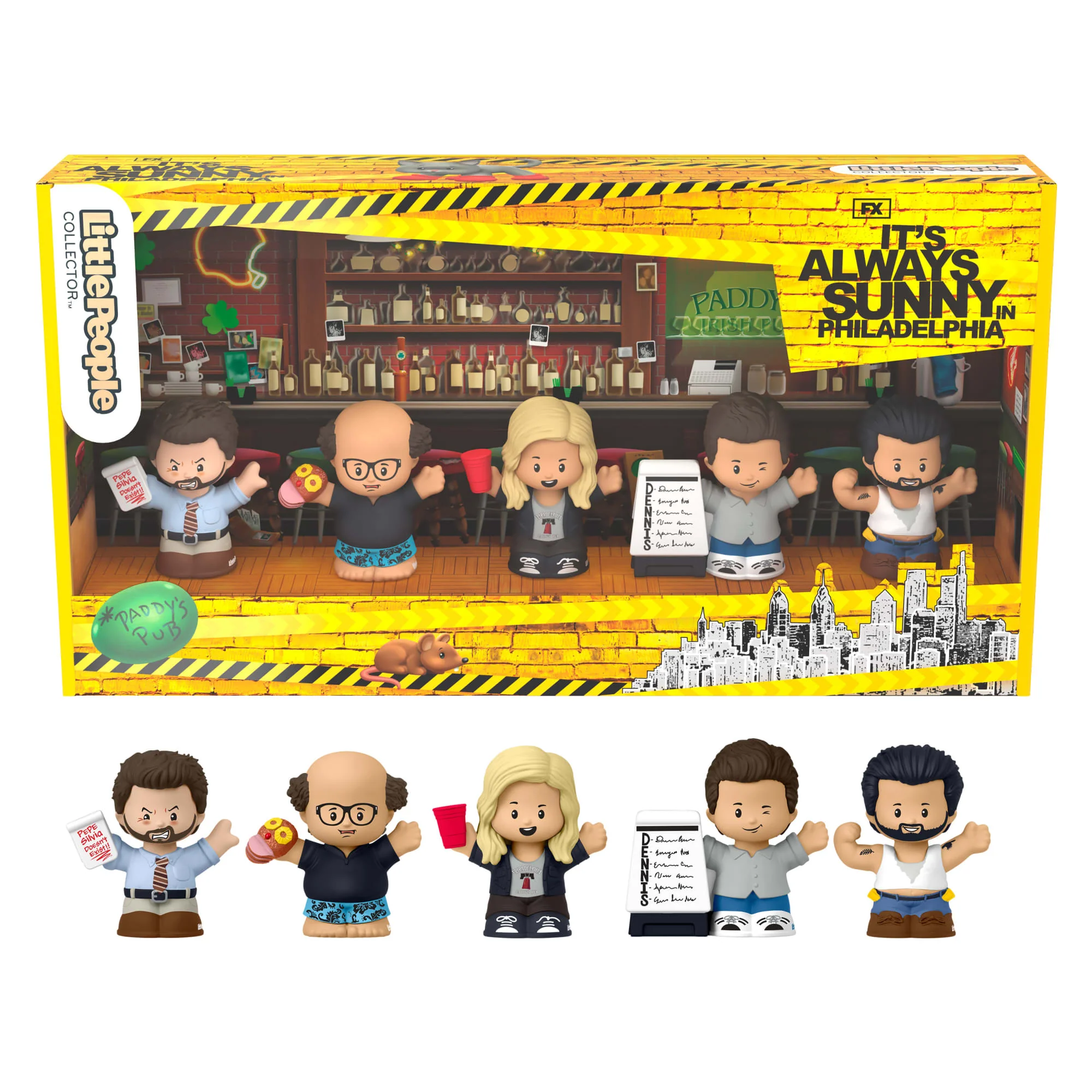 Mattel Creations Little People Collector It's Always Sunny in Philadelphia Special Edition Figure Set