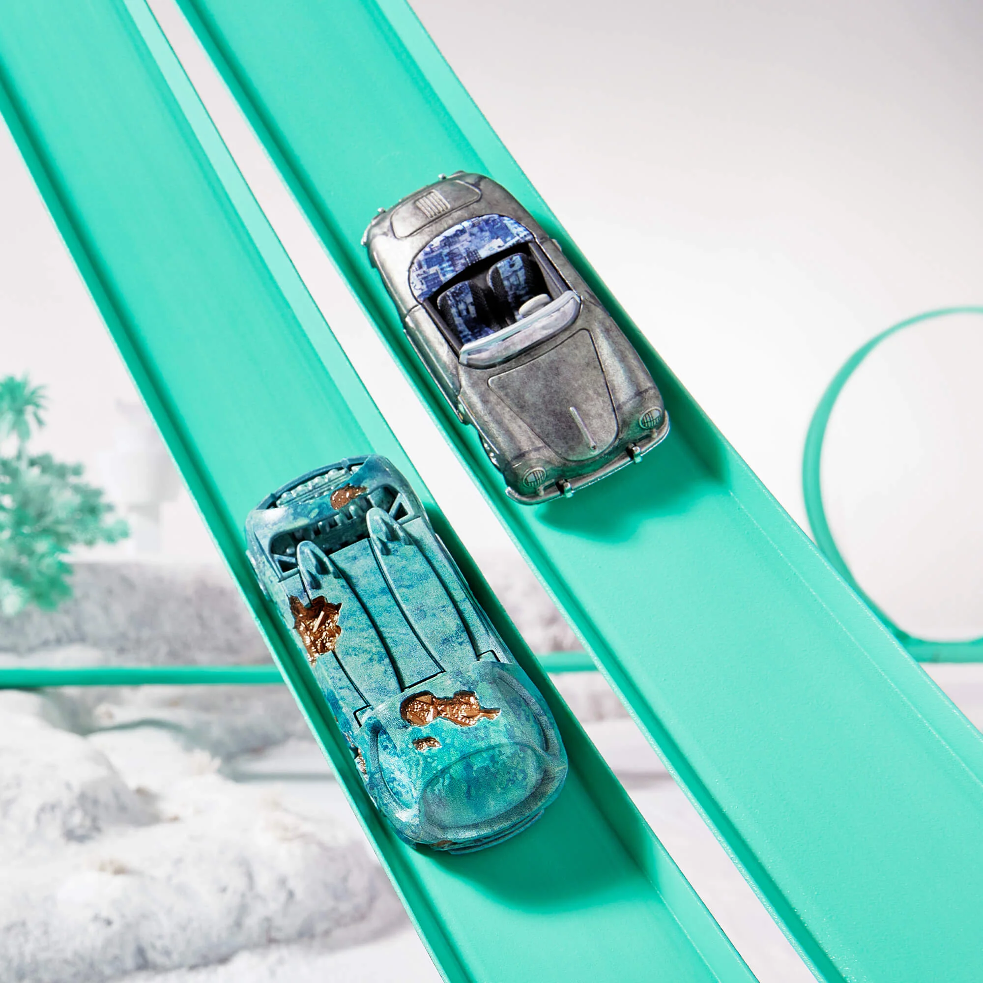 Mattel Creations Hot Wheels x Daniel Arsham Eroded Deora II