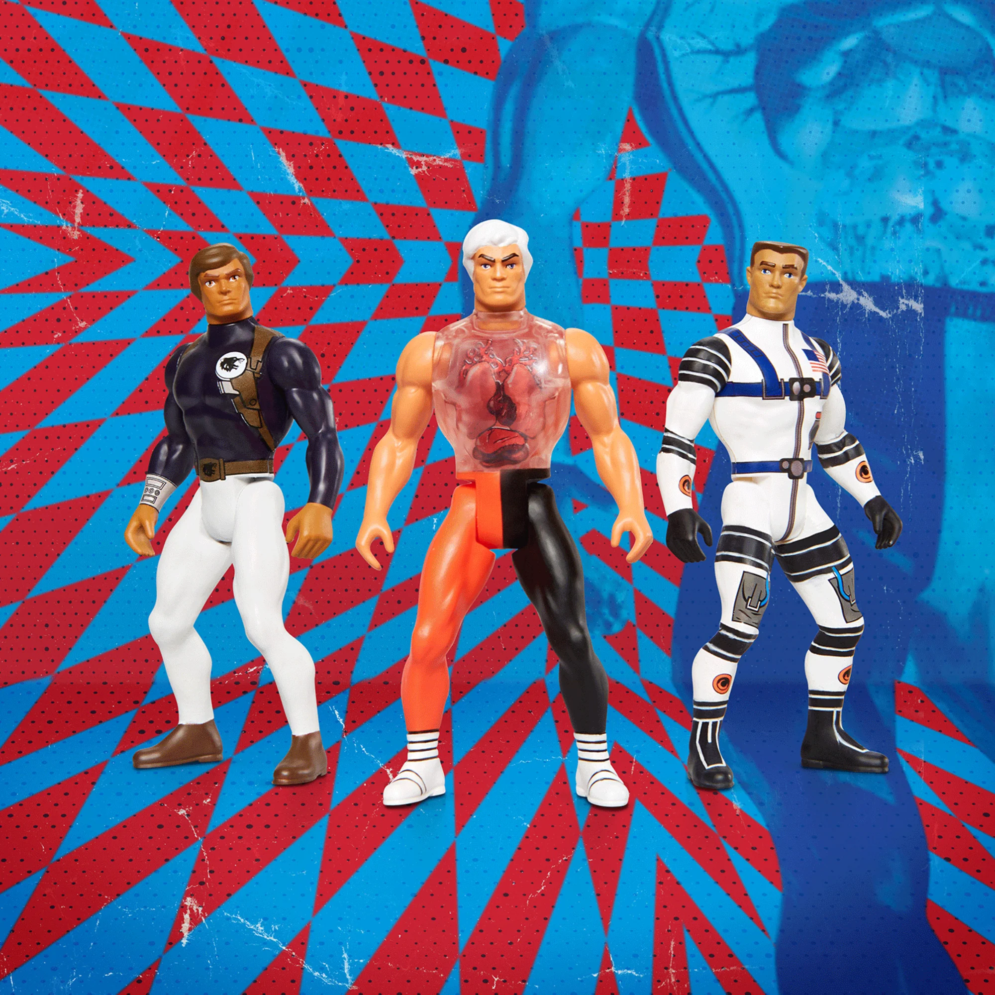 Mattel Creations Back in Action! Major Matt Mason Big Jim & Pulsar Figures