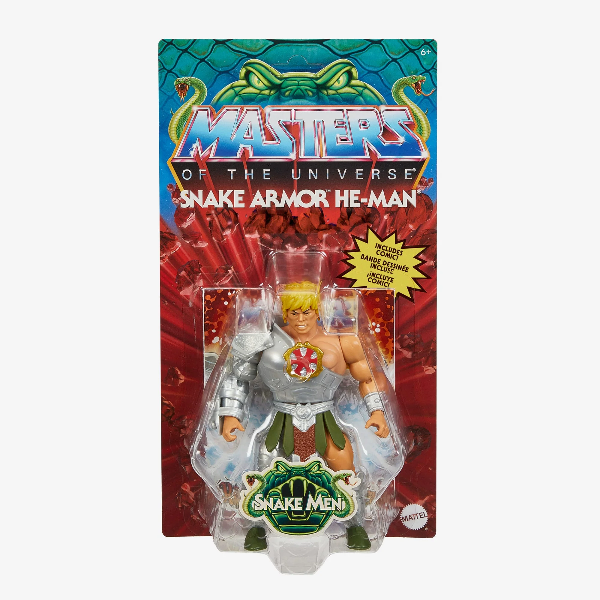Mattel Creations Masters of the Universe Origins Snake Armor He-Man Action Figure