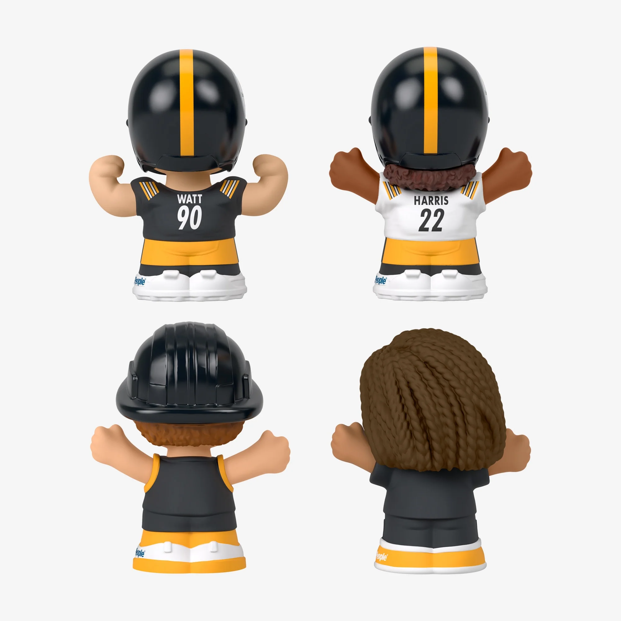 Mattel Creations Little People Collector x NFL Pittsburgh Steelers Set