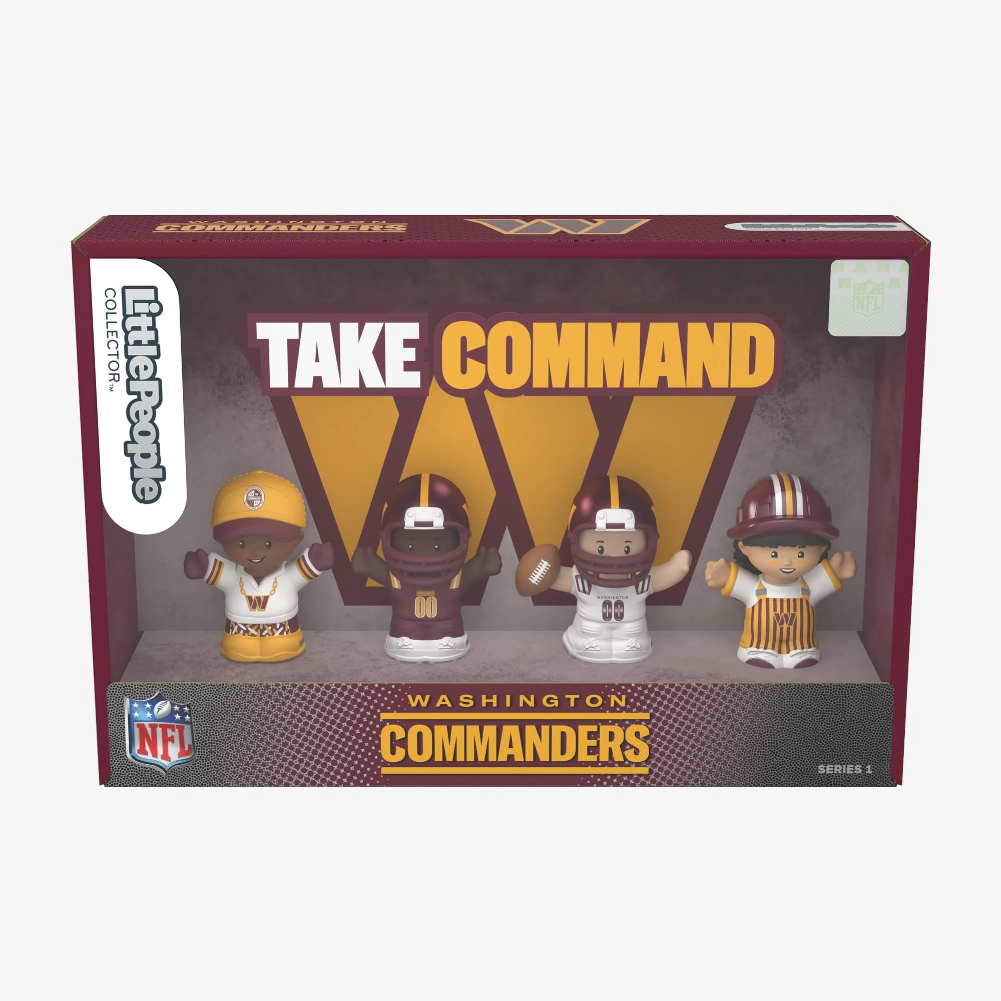 Mattel Creations Little People Collector x NFL Washington Commanders Set