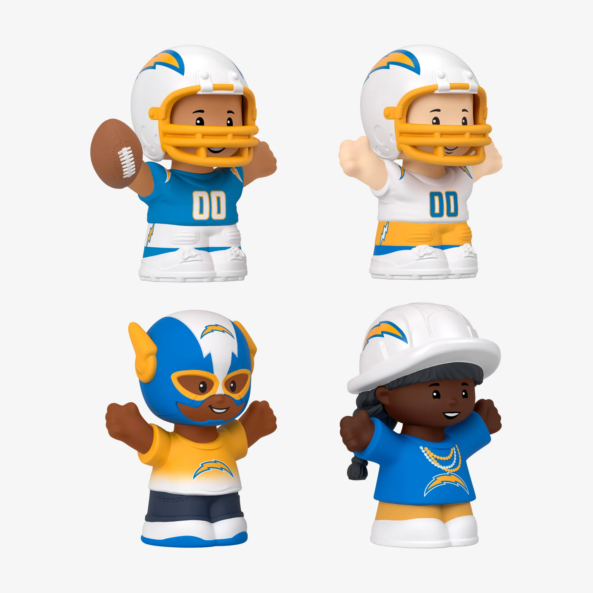 Mattel Creations Little People Collector x NFL Los Angeles Chargers Set