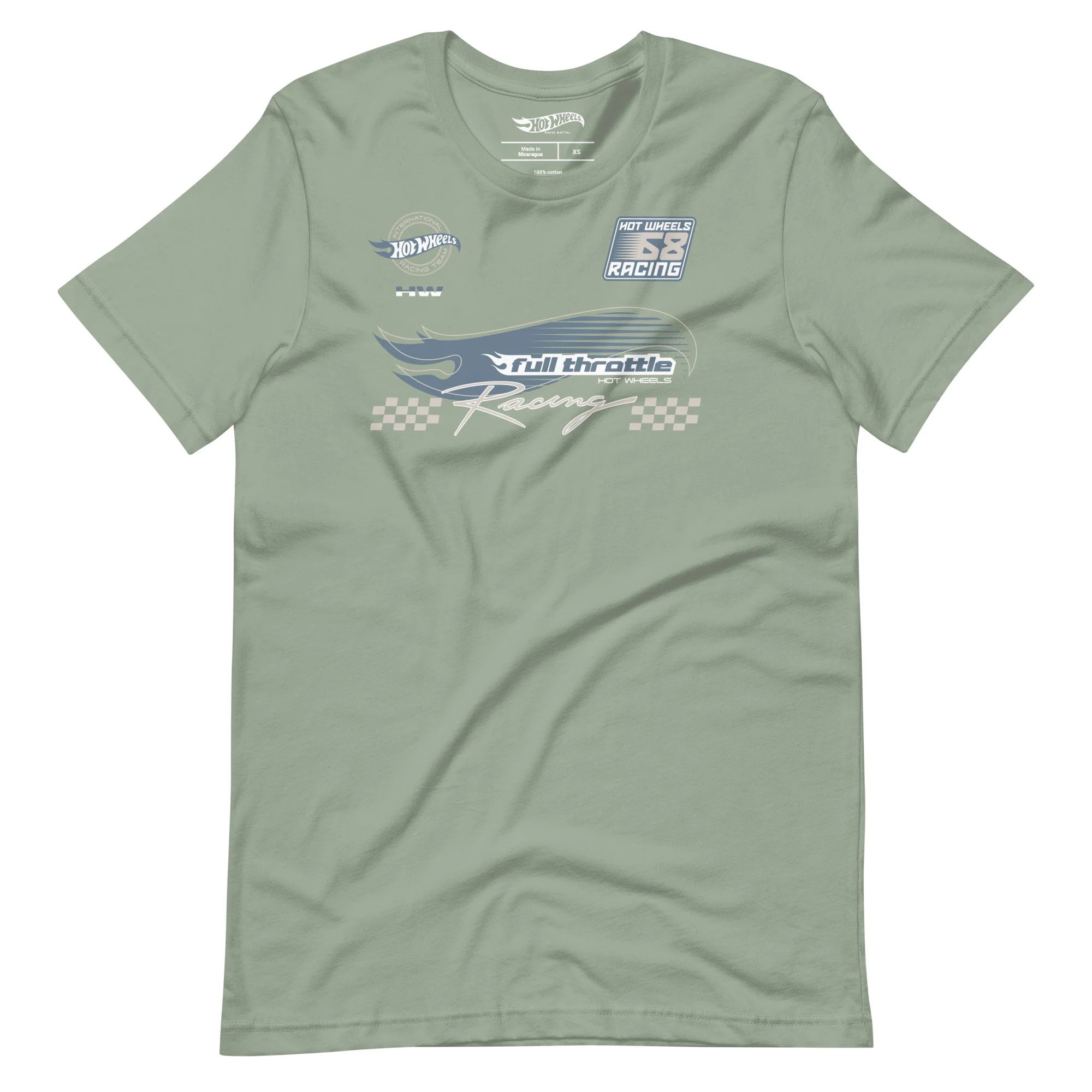Mattel Creations Hot Wheels Racing Green T-Shirt