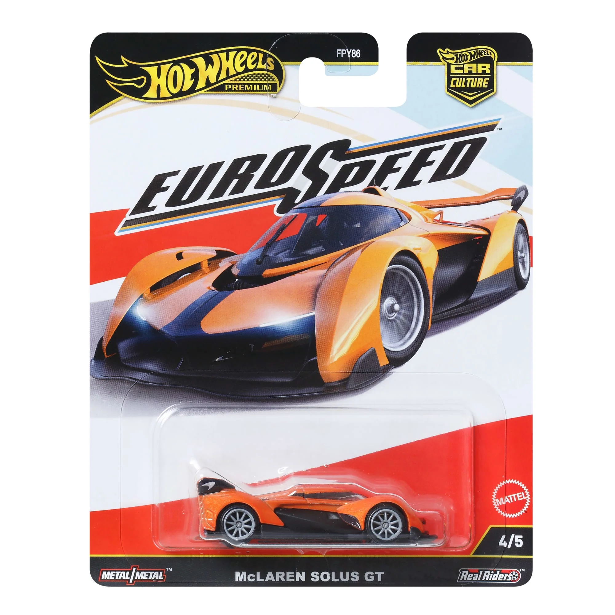 Mattel Creations Hot Wheels Premium Car Culture Eurospeed McLaren Solus GT