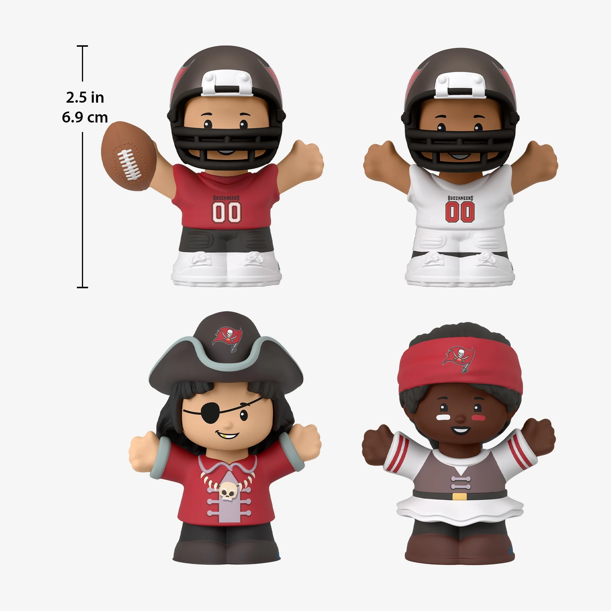 Mattel Creations Little People Collector x NFL Tampa Bay Buccaneers Set