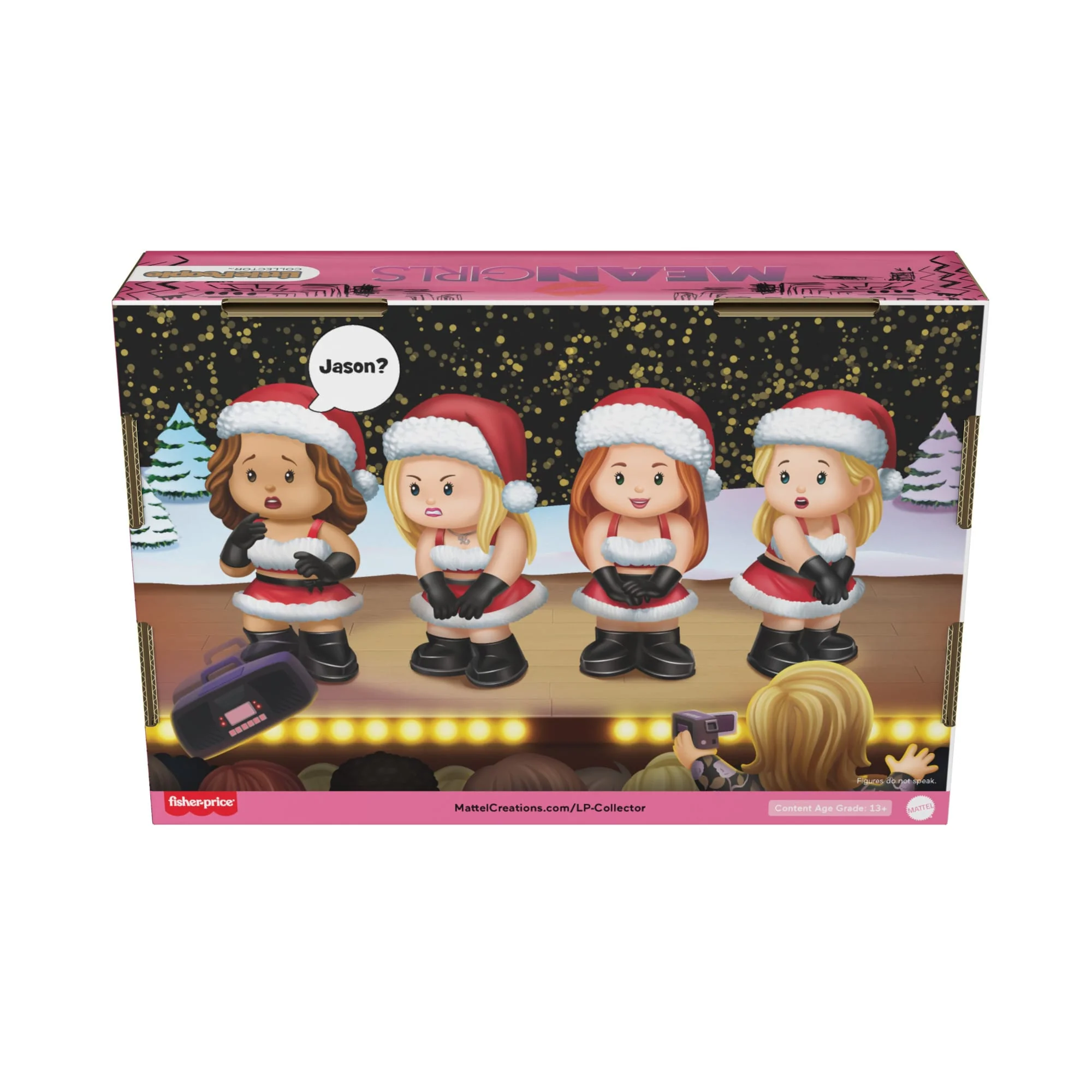 Mattel Creations Little People Collector Mean Girls Movie Special Edition Holiday Set