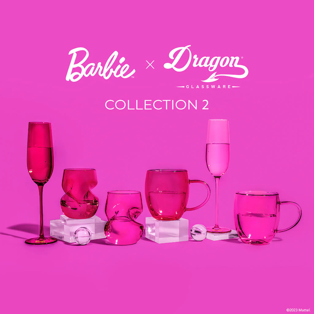 Mattel Creations Barbie™ X Dragon Glassware® Coffee Mugs