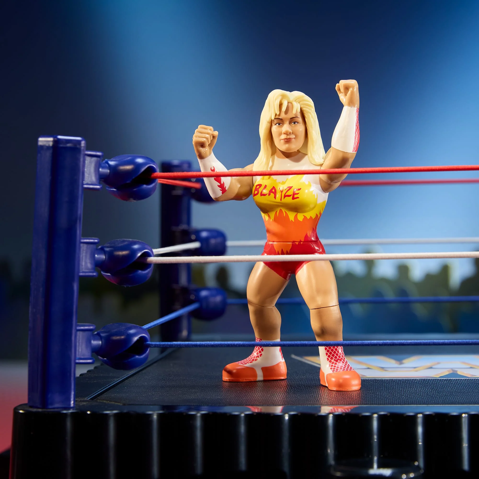 Mattel Creations WWE Retro Action Figure 4-Pack Bundle