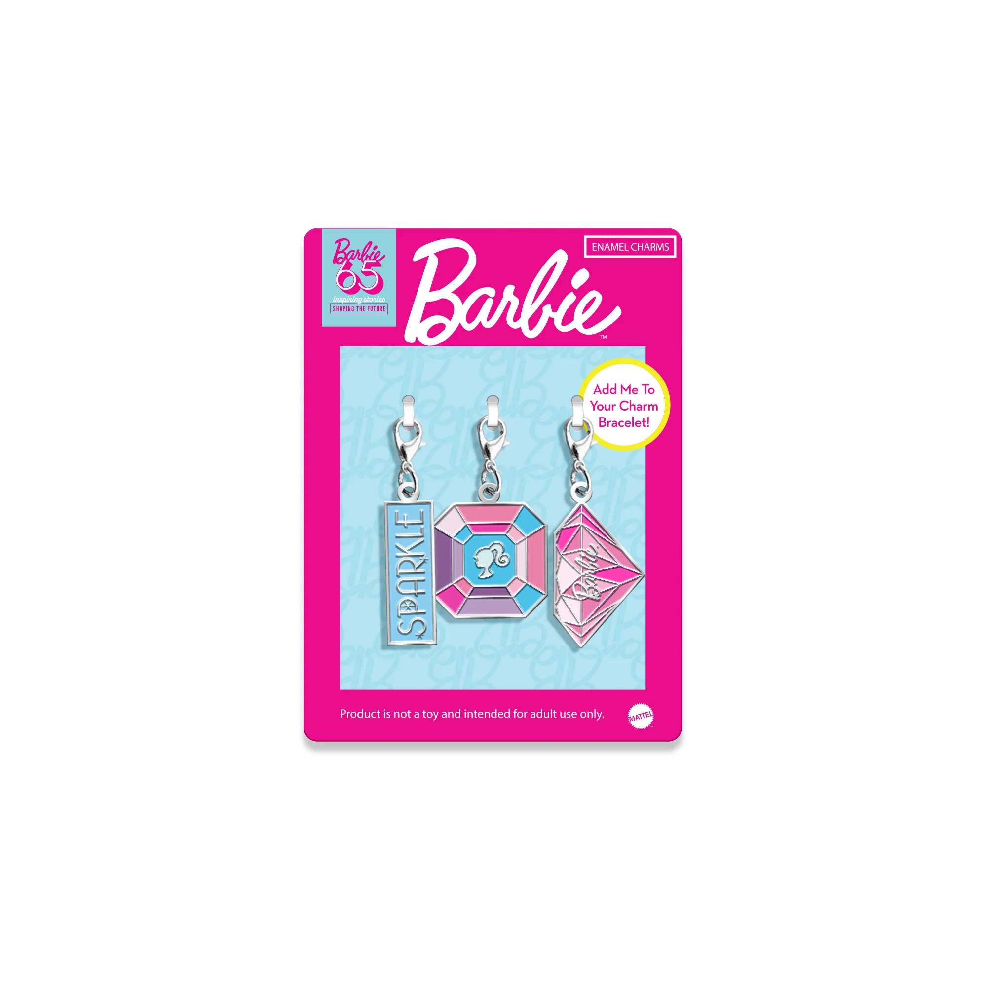 Mattel Creations Barbie 1980s Enamel Charm Set