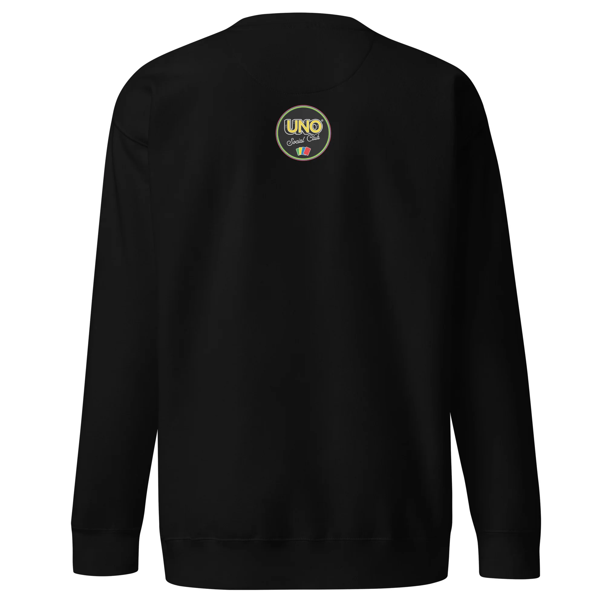 Mattel Creations UNO Social Club Black Sweatshirt