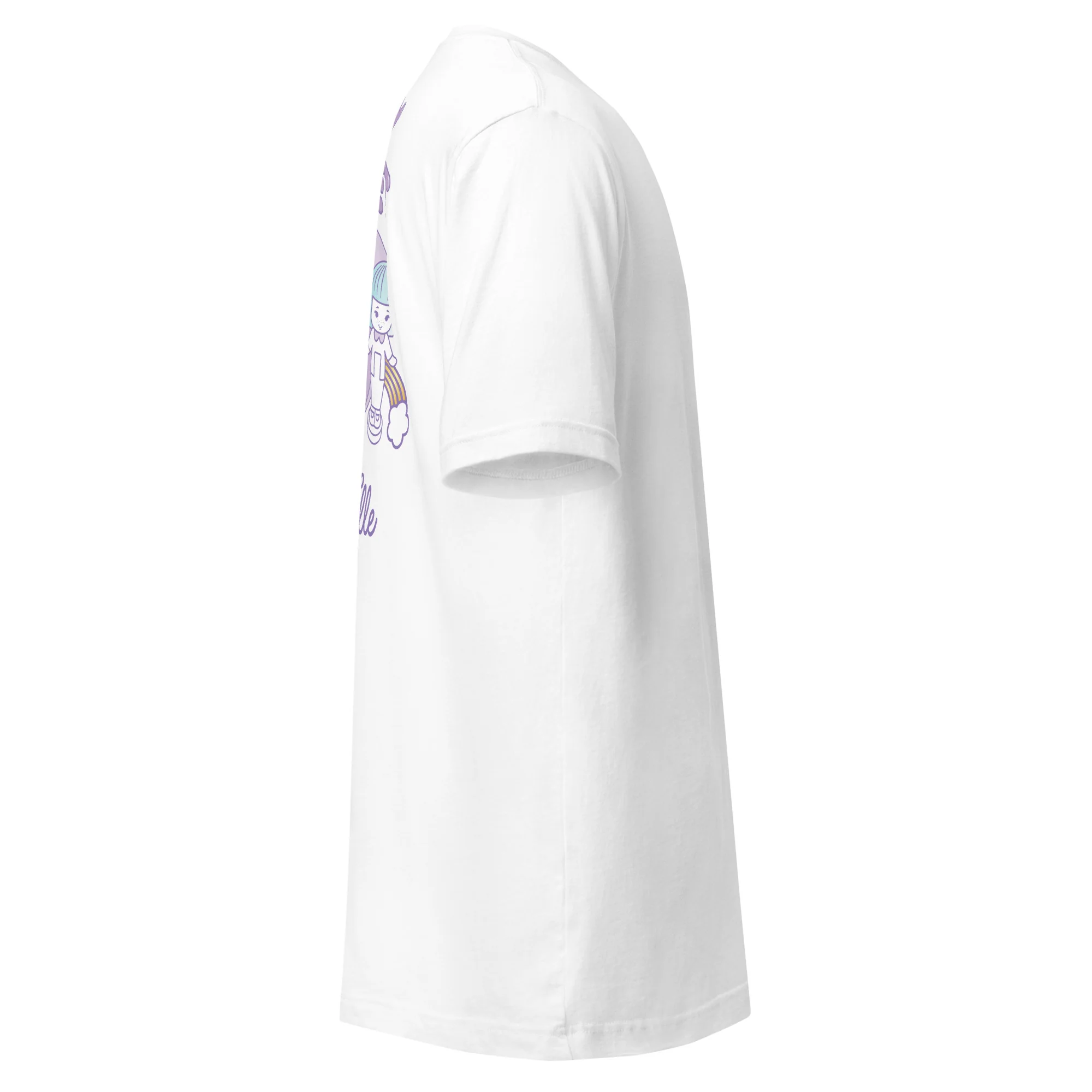 Mattel Creations Polly Pocket Take Me To Pollyville Embroidered White T-Shirt