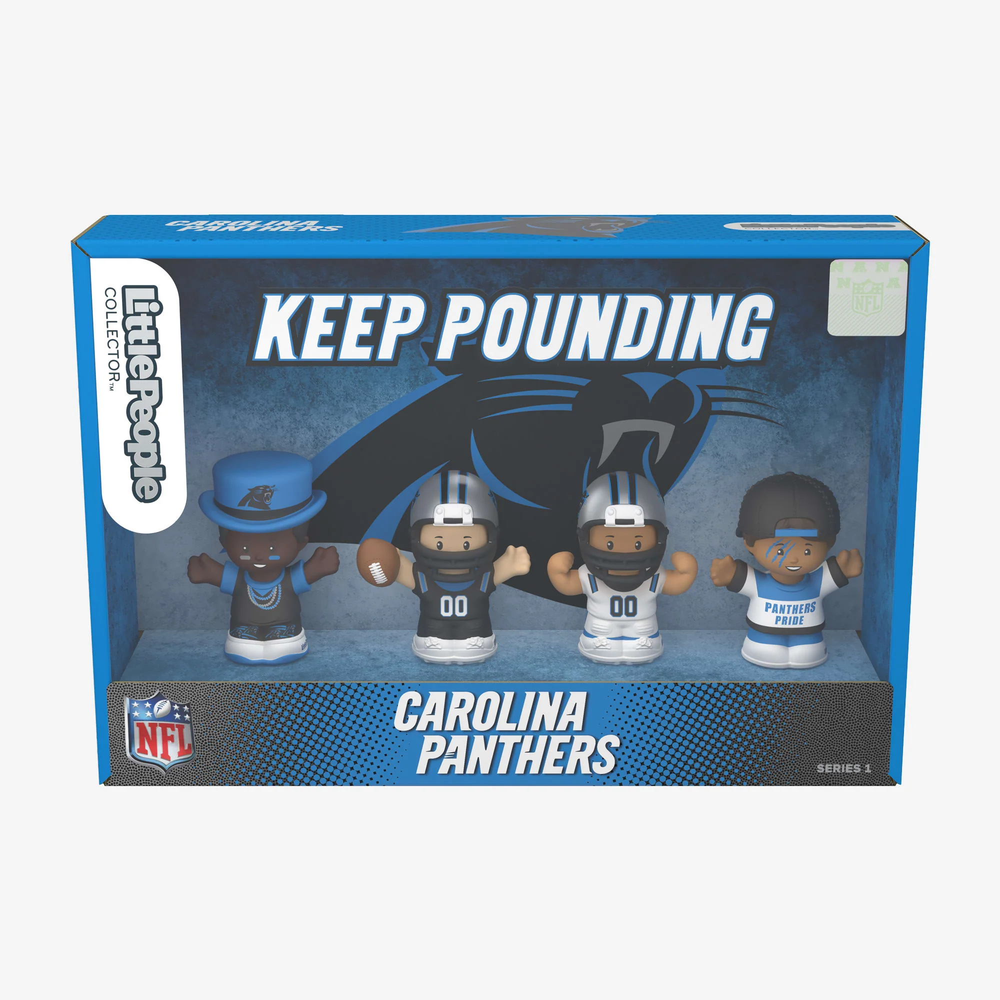 Mattel Creations Little People Collector x NFL Carolina Panthers Set