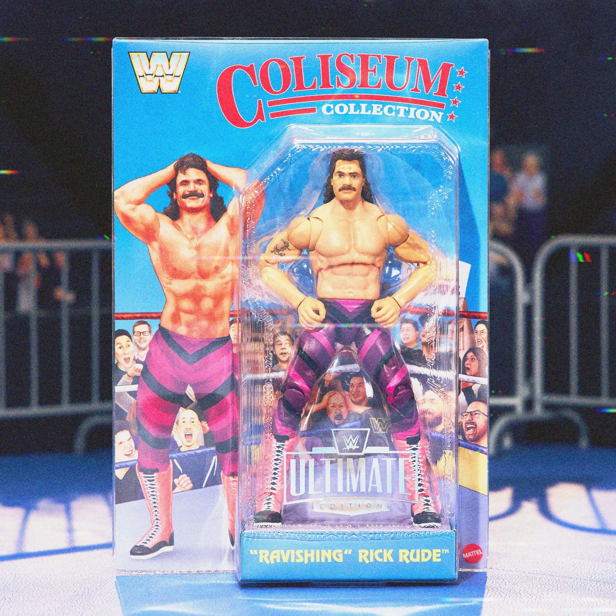 Mattel Creations WWE Action Figure Ultimate Edition Coliseum Collection Jake “The Snake” Roberts & “Ravishing” Rick Rude 2-Pack