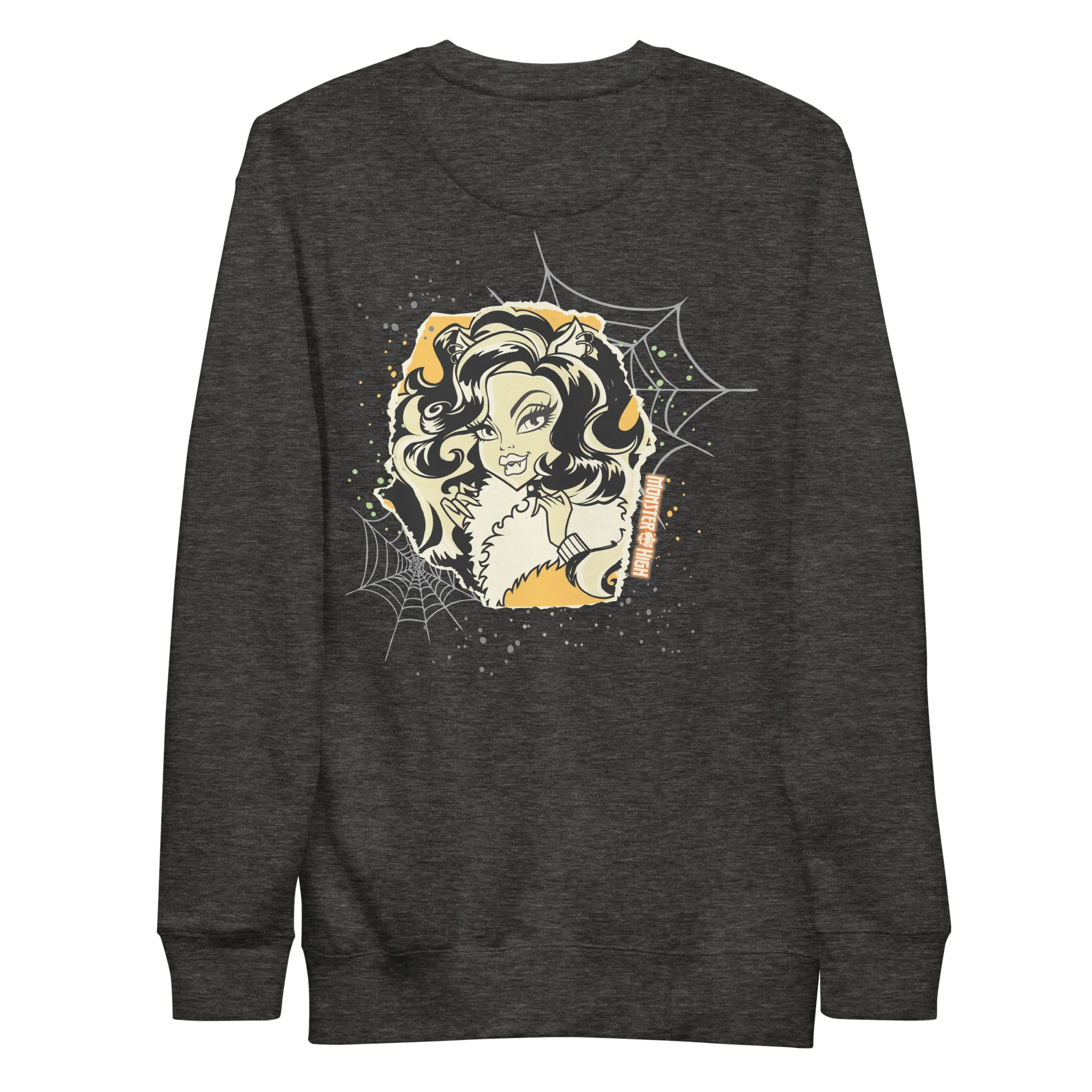 Mattel Creations Monster High Clawdeen Embroidered Grey Sweatshirt