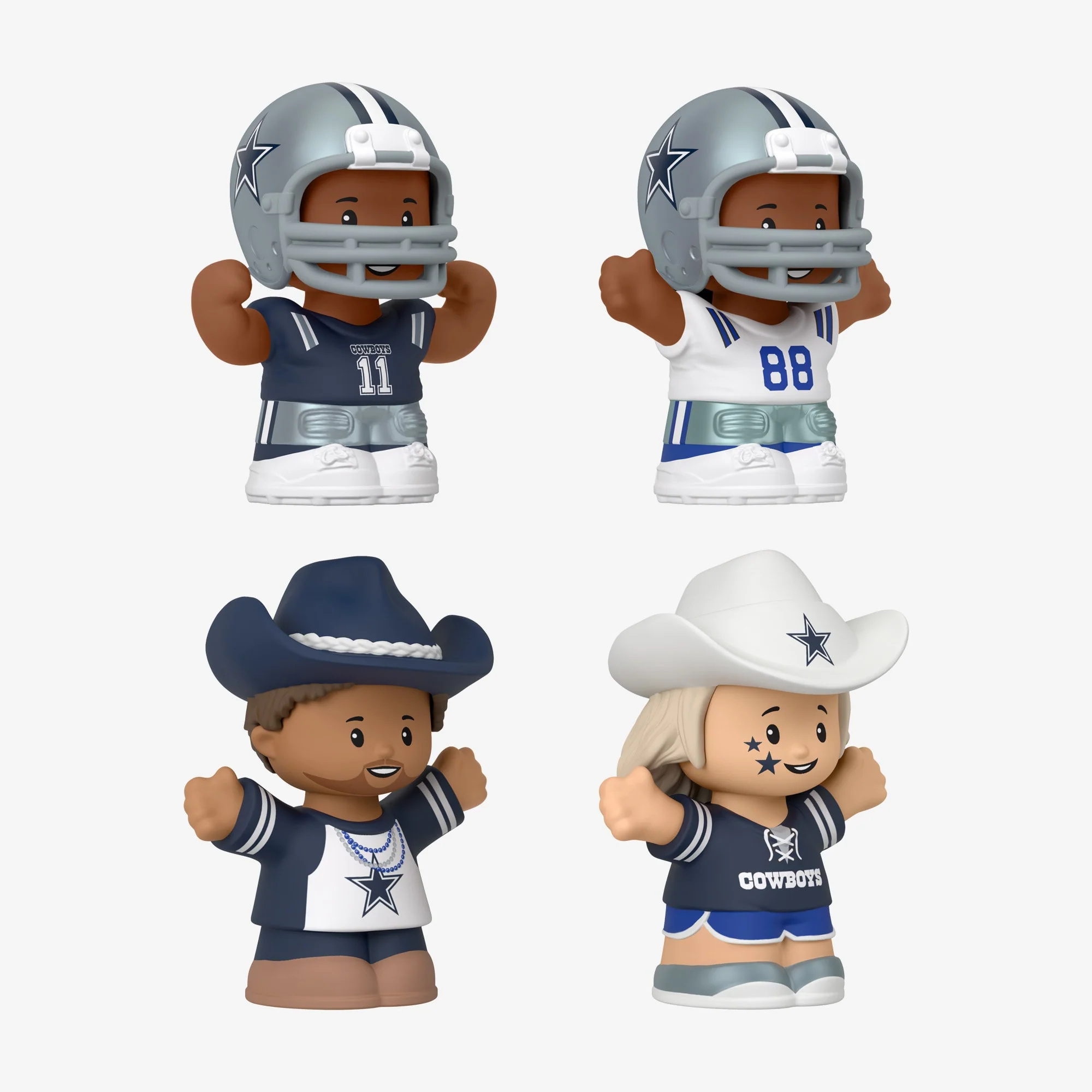 Mattel Creations Little People Collector x NFL Dallas Cowboys Set