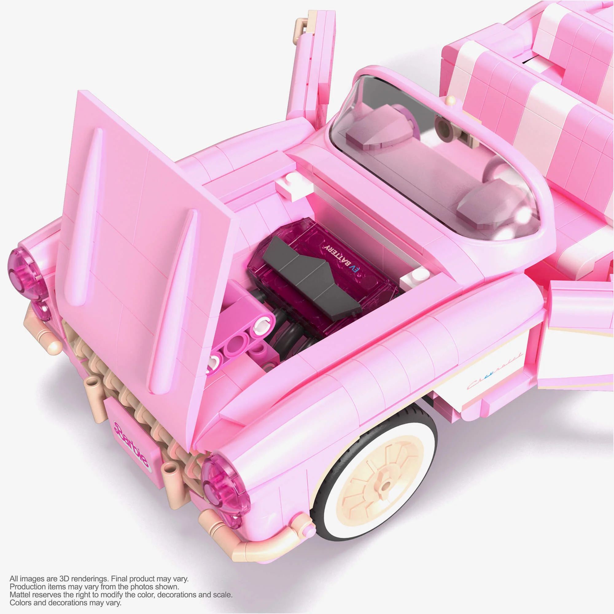Mattel Creations MEGA Barbie The Movie '56 Corvette Stingray Collector Building Set