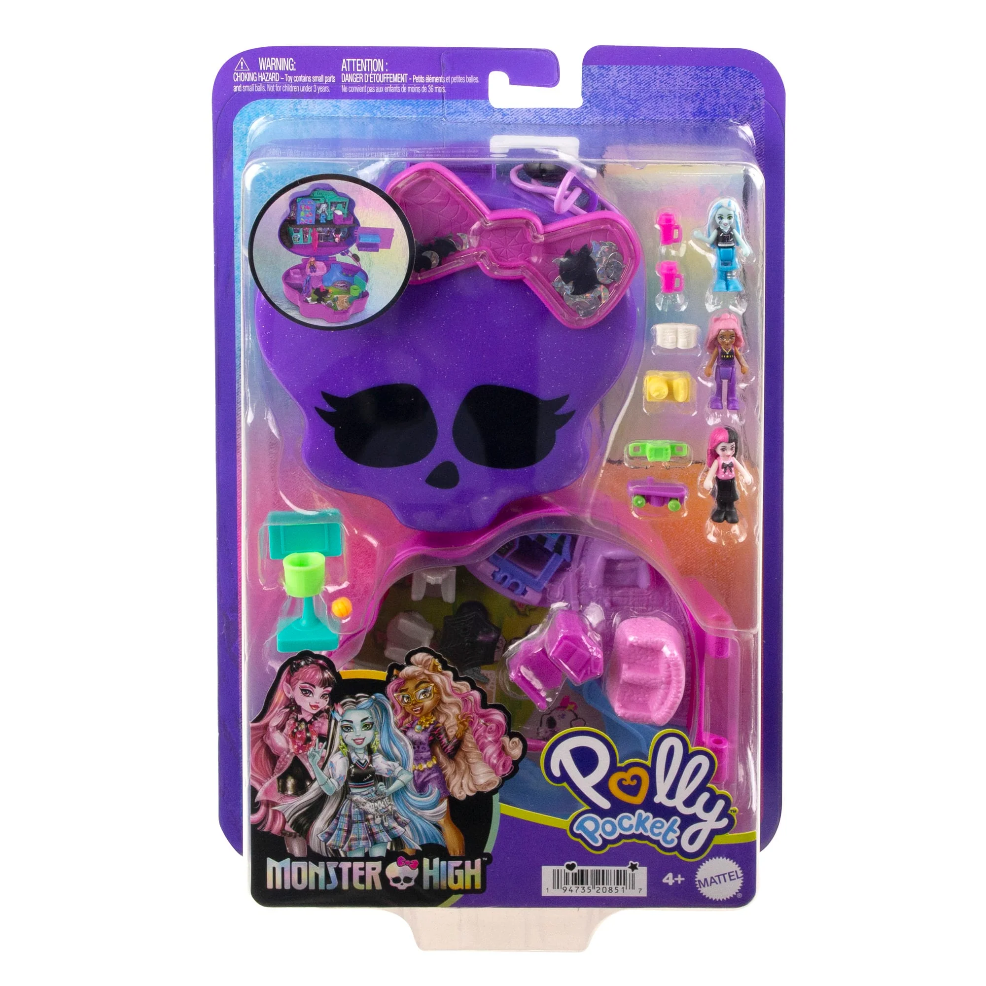 Mattel Creations Polly Pocket Monster High Compact