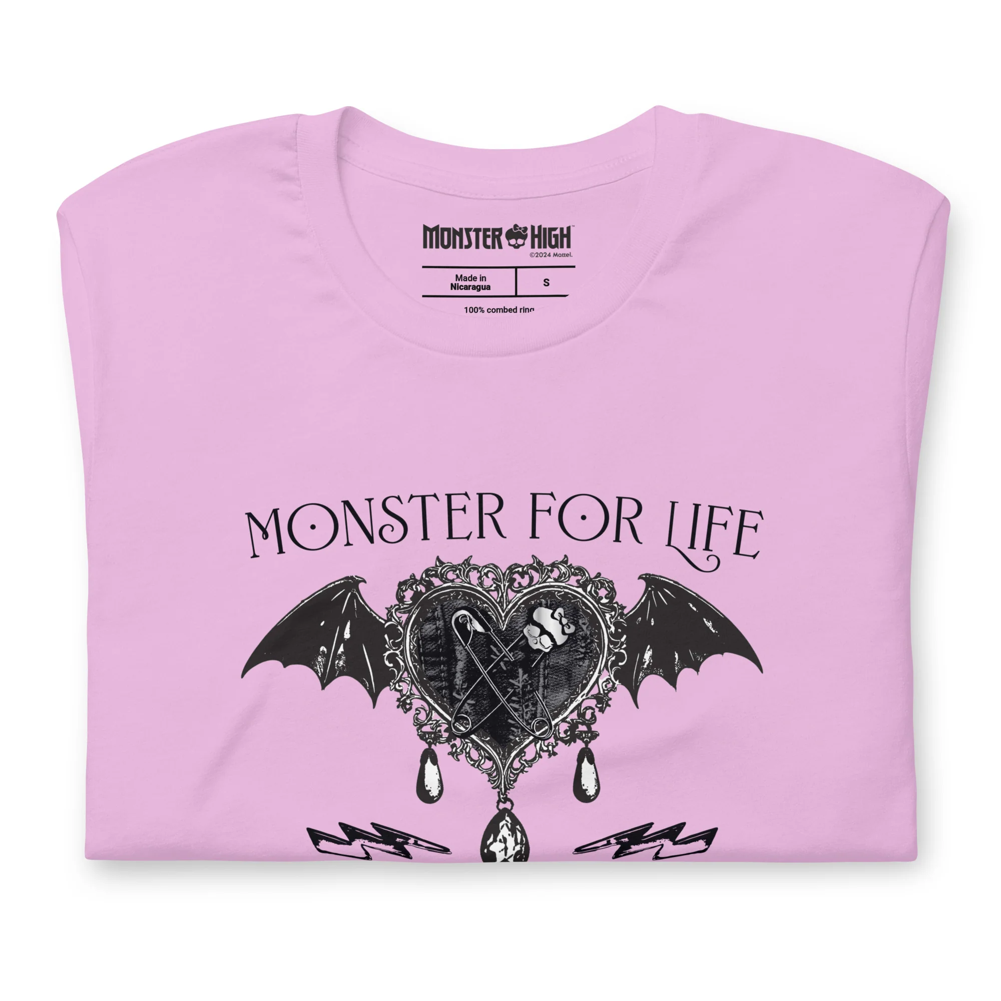 Mattel Creations Monster High Monster for Life Purple T-Shirt