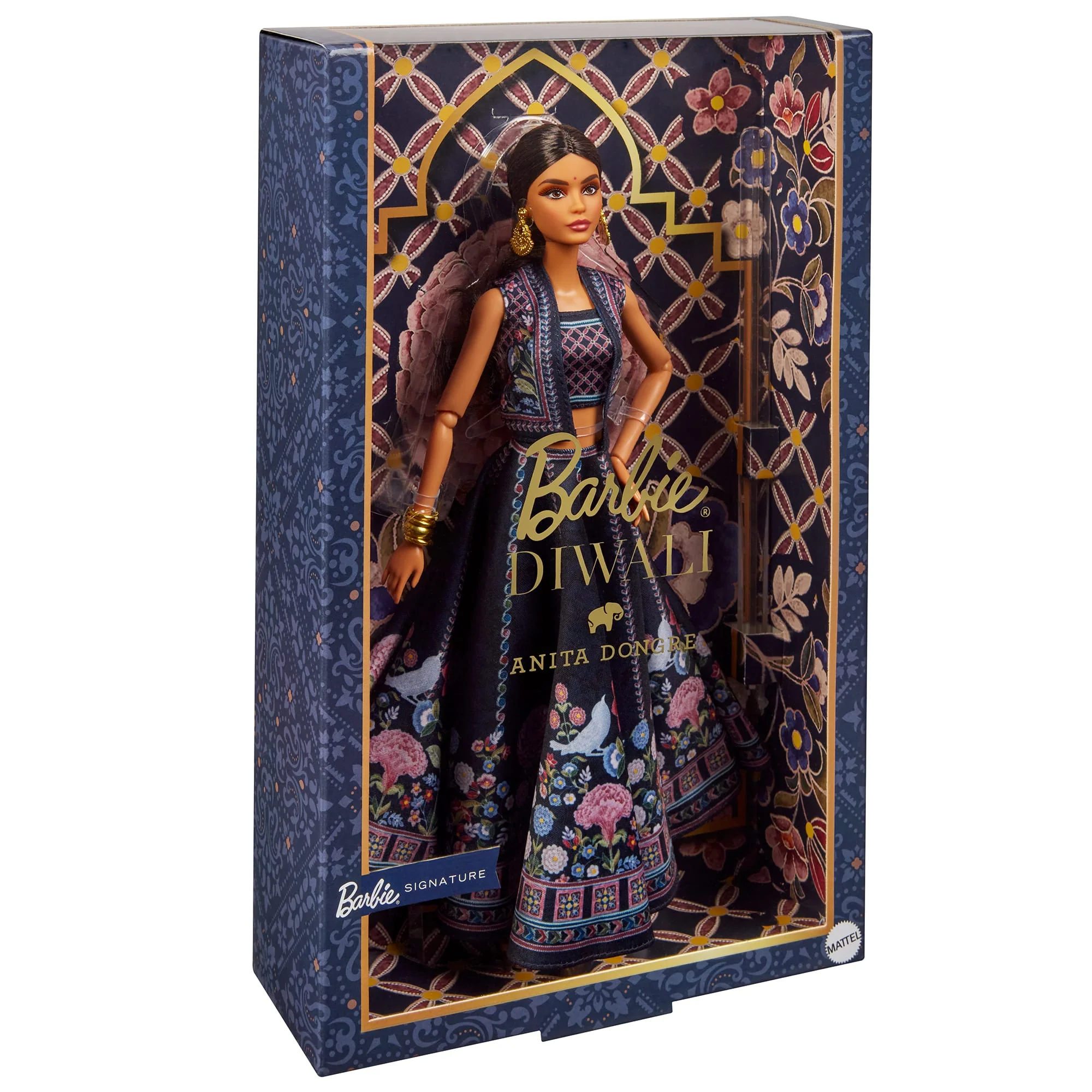 Mattel Creations Diwali Barbie Doll by Anita Dongre