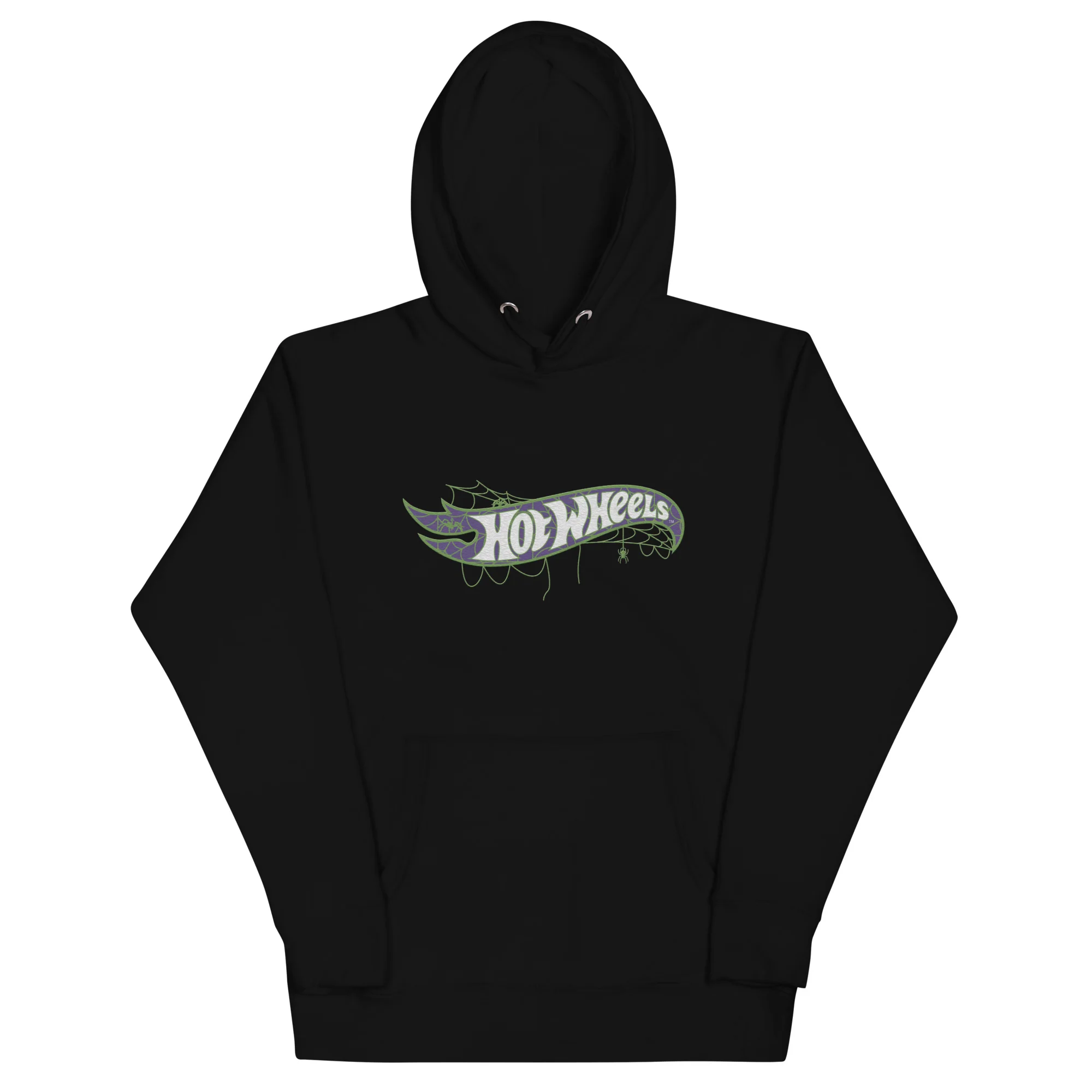 Mattel Creations Hot Wheels Spiderweb Logo Embroidered Hoodie