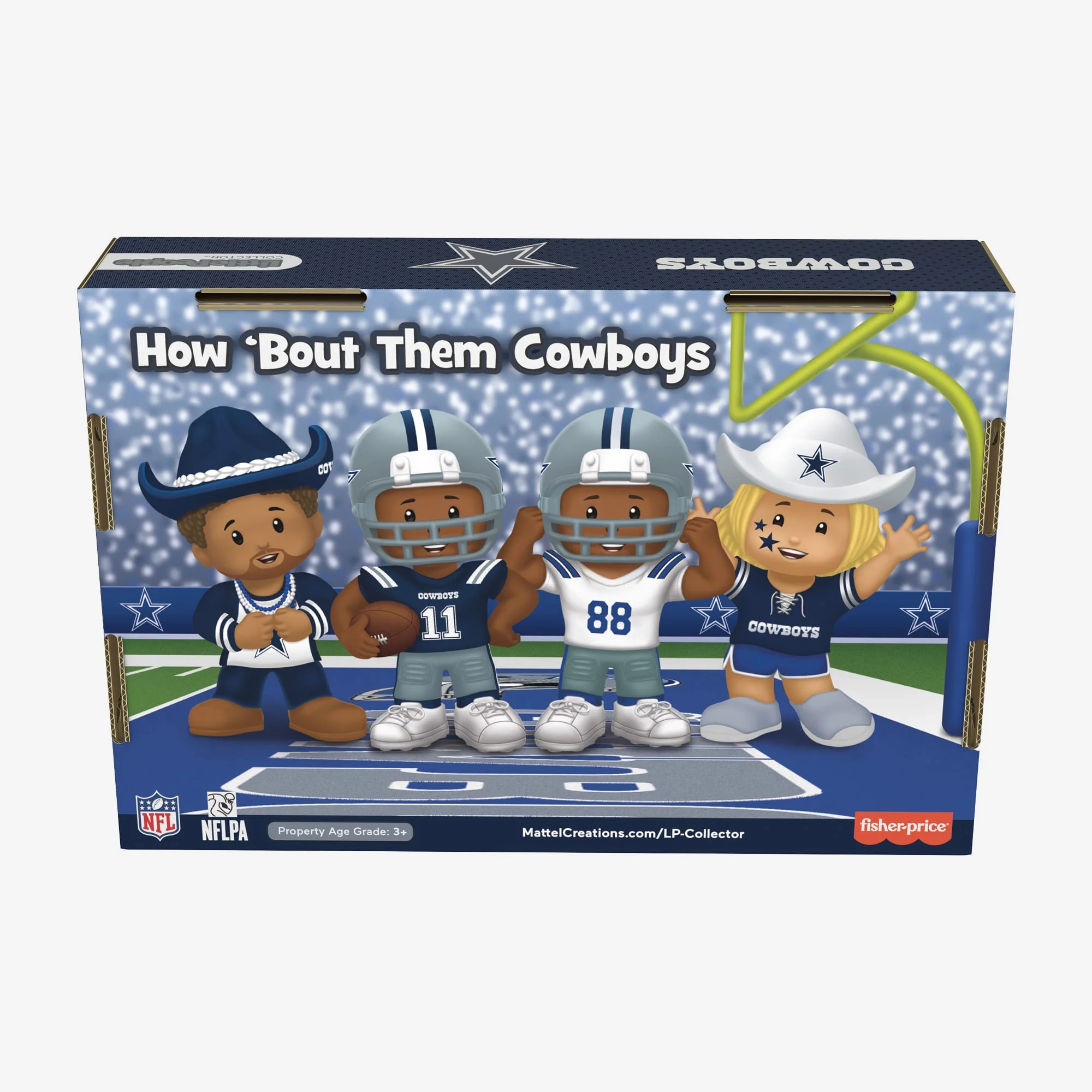 Mattel Creations Little People Collector x NFL Dallas Cowboys Set
