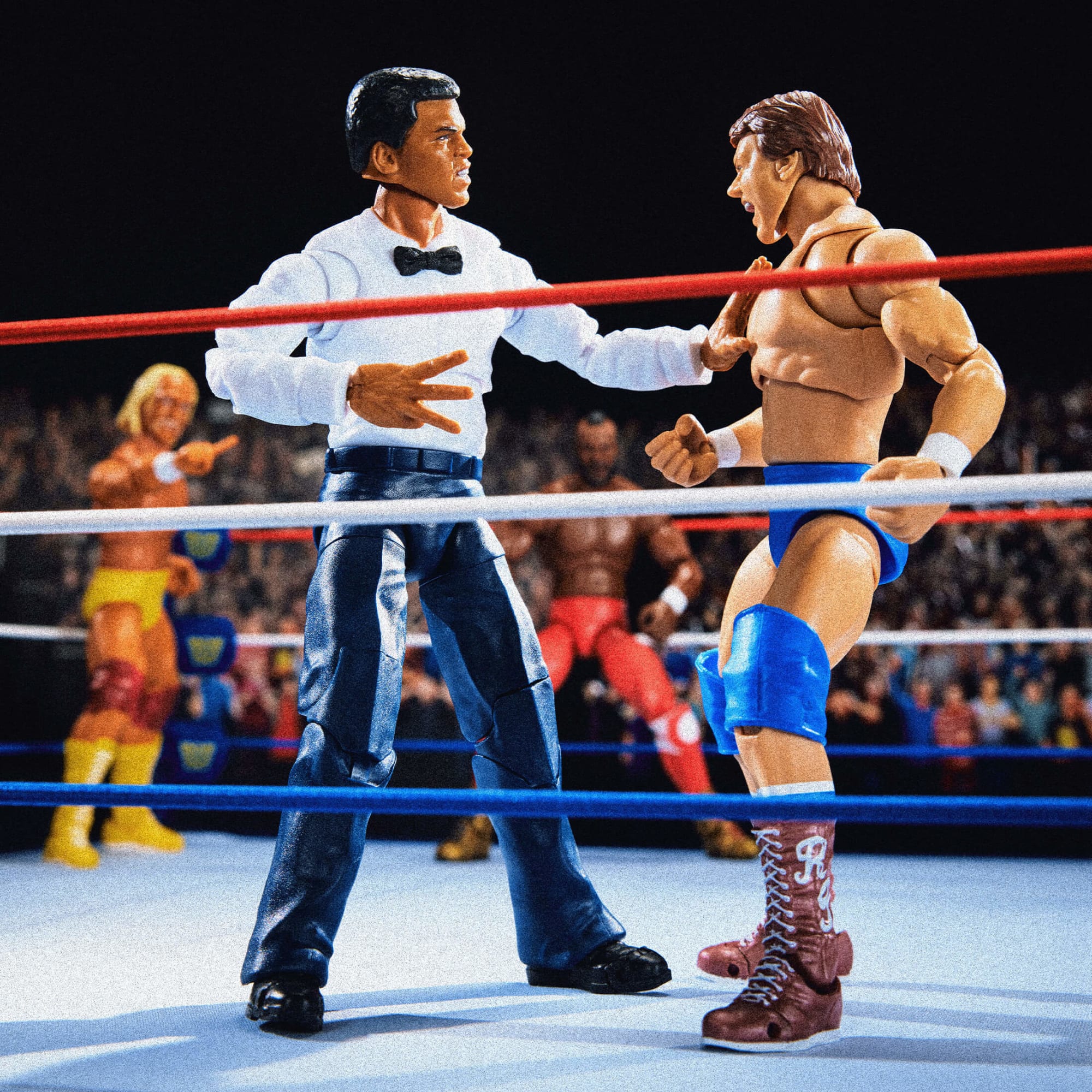Mattel Creations WWE Ultimate Edition Muhammad Ali Action Figure Set