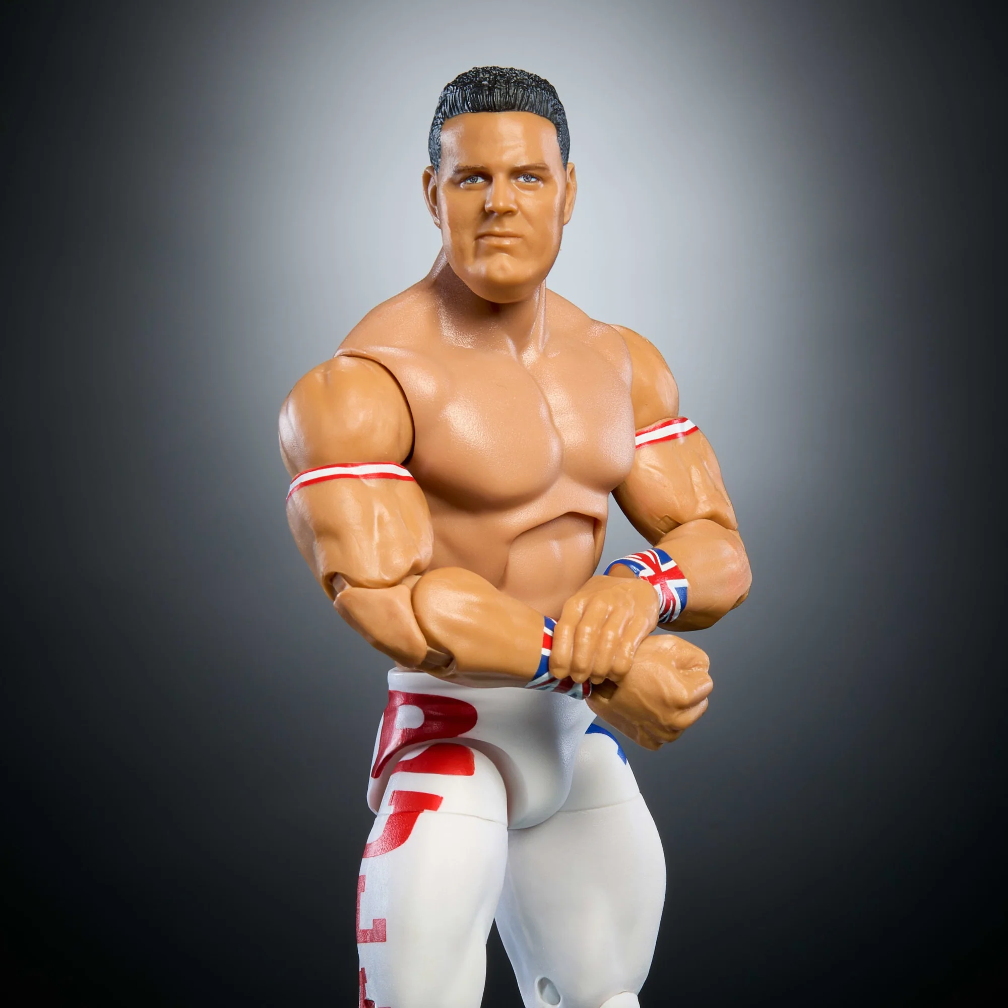 Mattel Creations WWE Elite Collection Monday Night War British Bulldog Action Figure & Plus Golga Build-A-Figure Parts