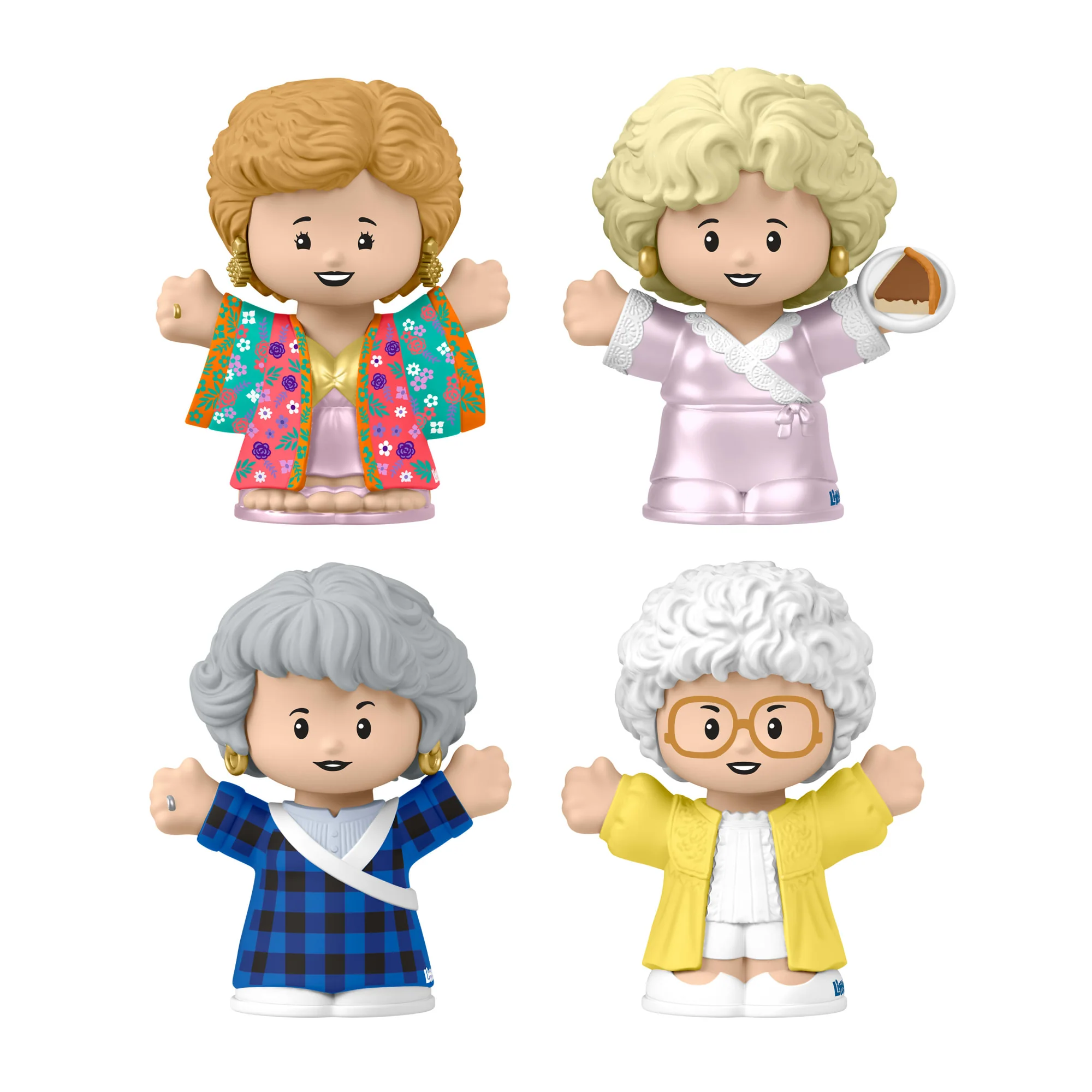 Mattel Creations Little People Collector The Golden Girls Late Night Cheesecake, 40th Anniversary Set