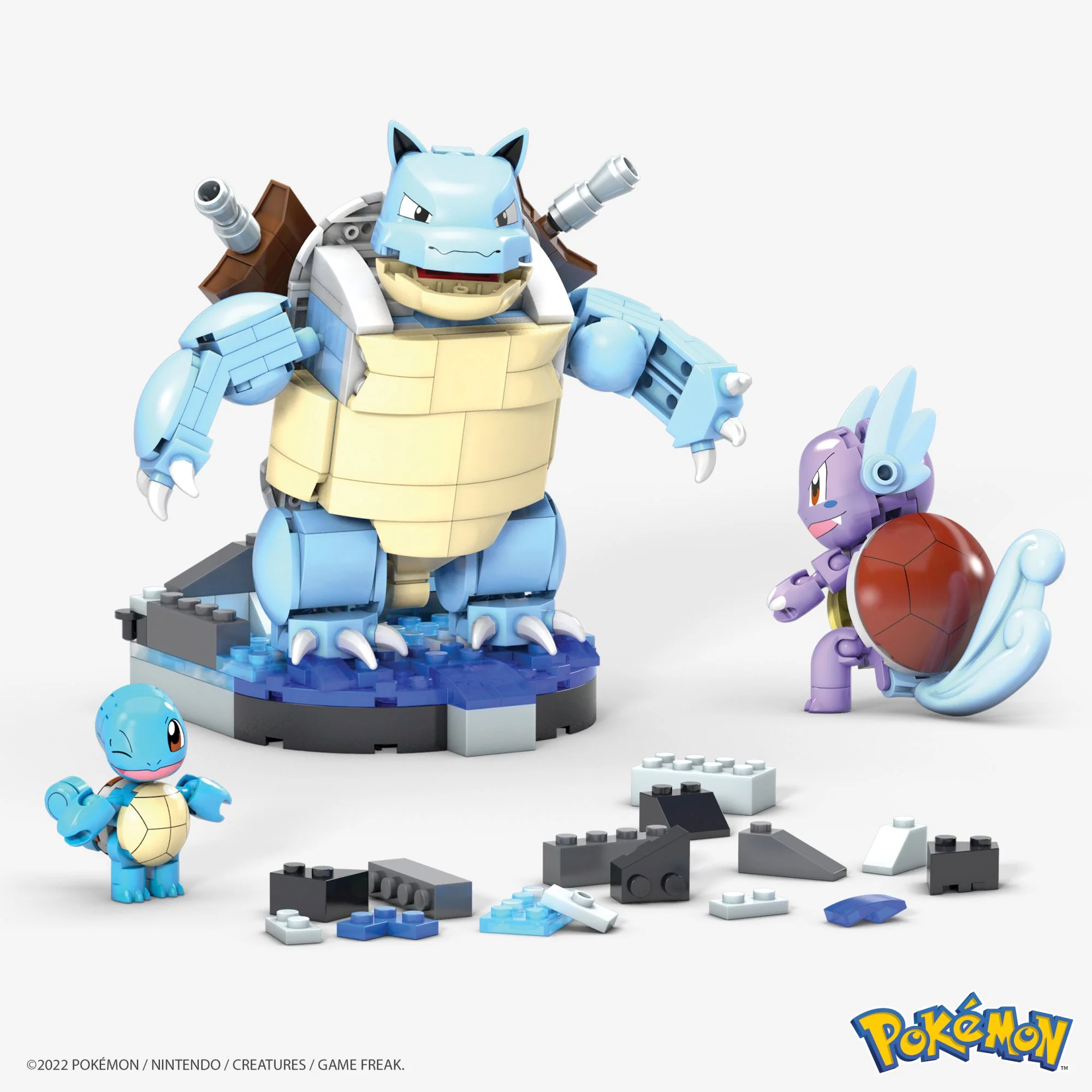 Mattel Creations MEGA Construx Pokemon Squirtle Evolution Construction Set