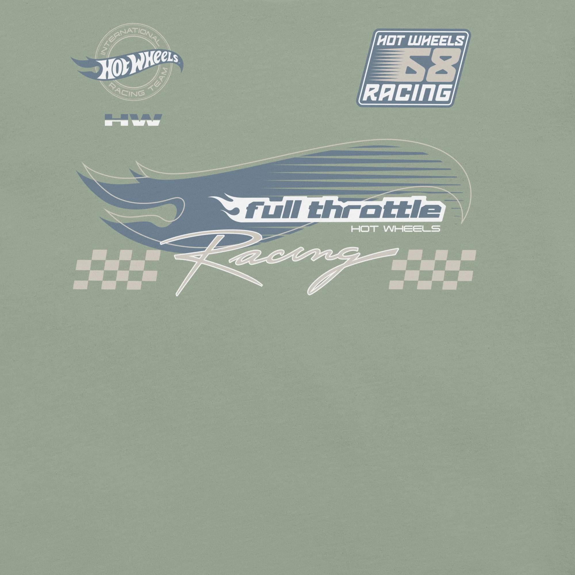 Mattel Creations Hot Wheels Racing Green T-Shirt