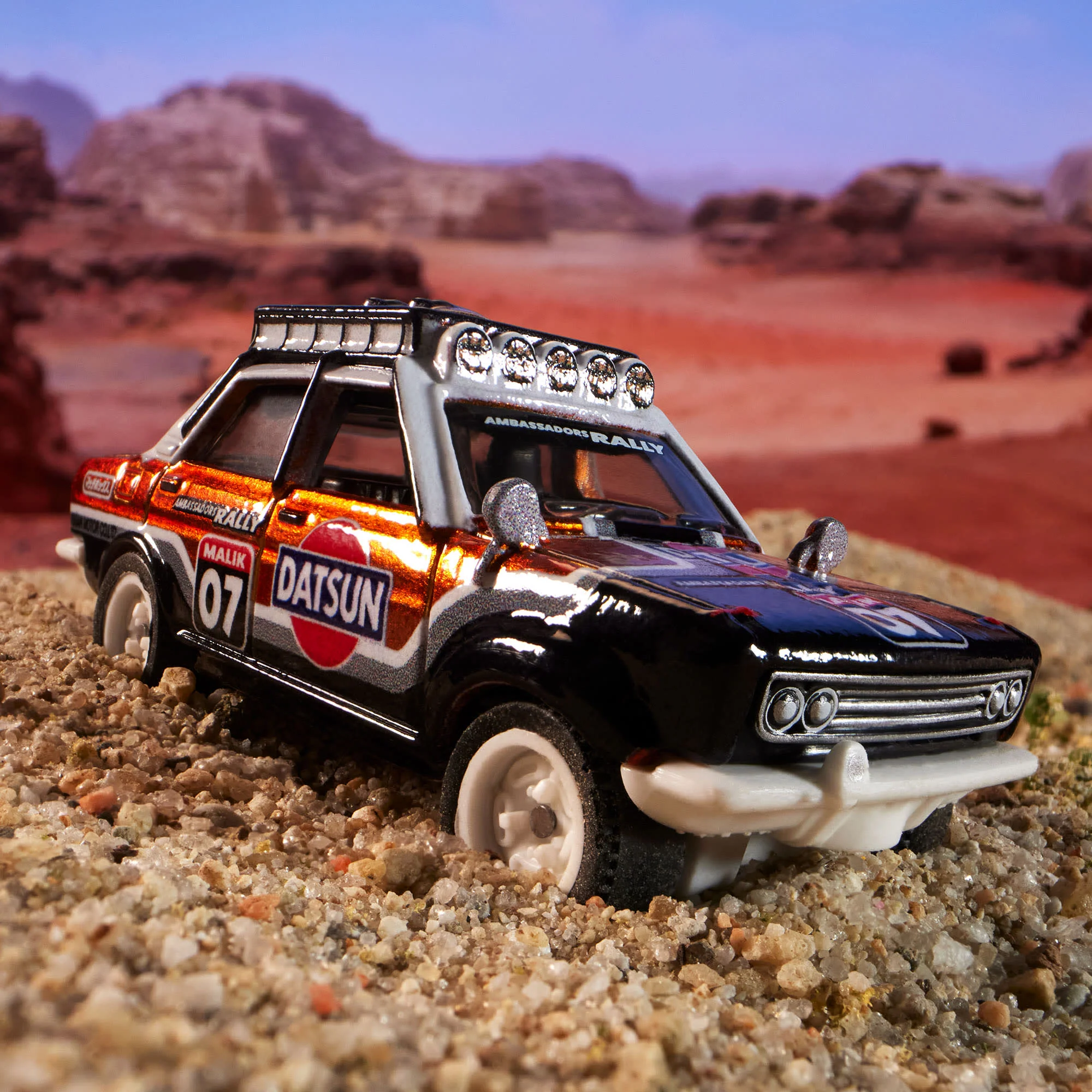Mattel Creations Matchbox 1970 Datsun 510 Rally