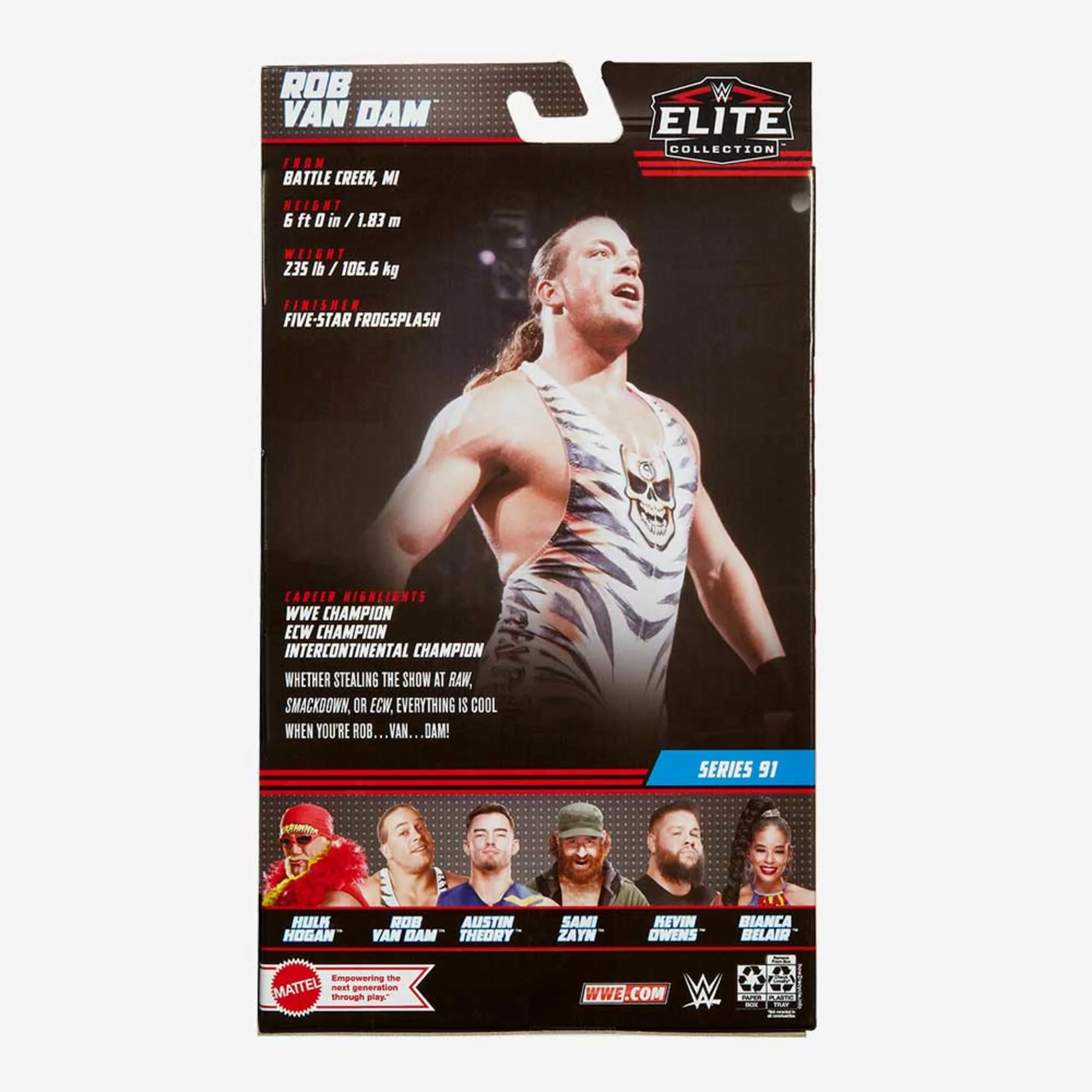 Mattel Creations WWE Rob Van Dam Elite Collection Action Figure
